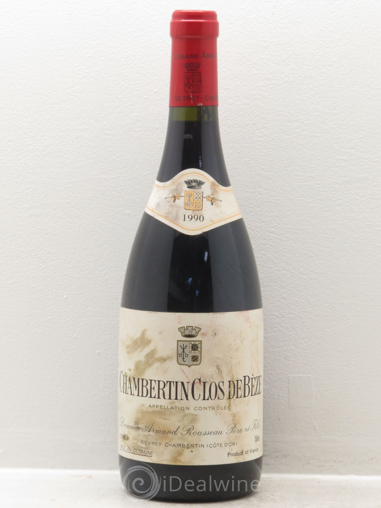 Chambertin Clos de Bèze Grand Cru Armand Rousseau (Domaine) 1990 - Lot de 1 bouteille - 0