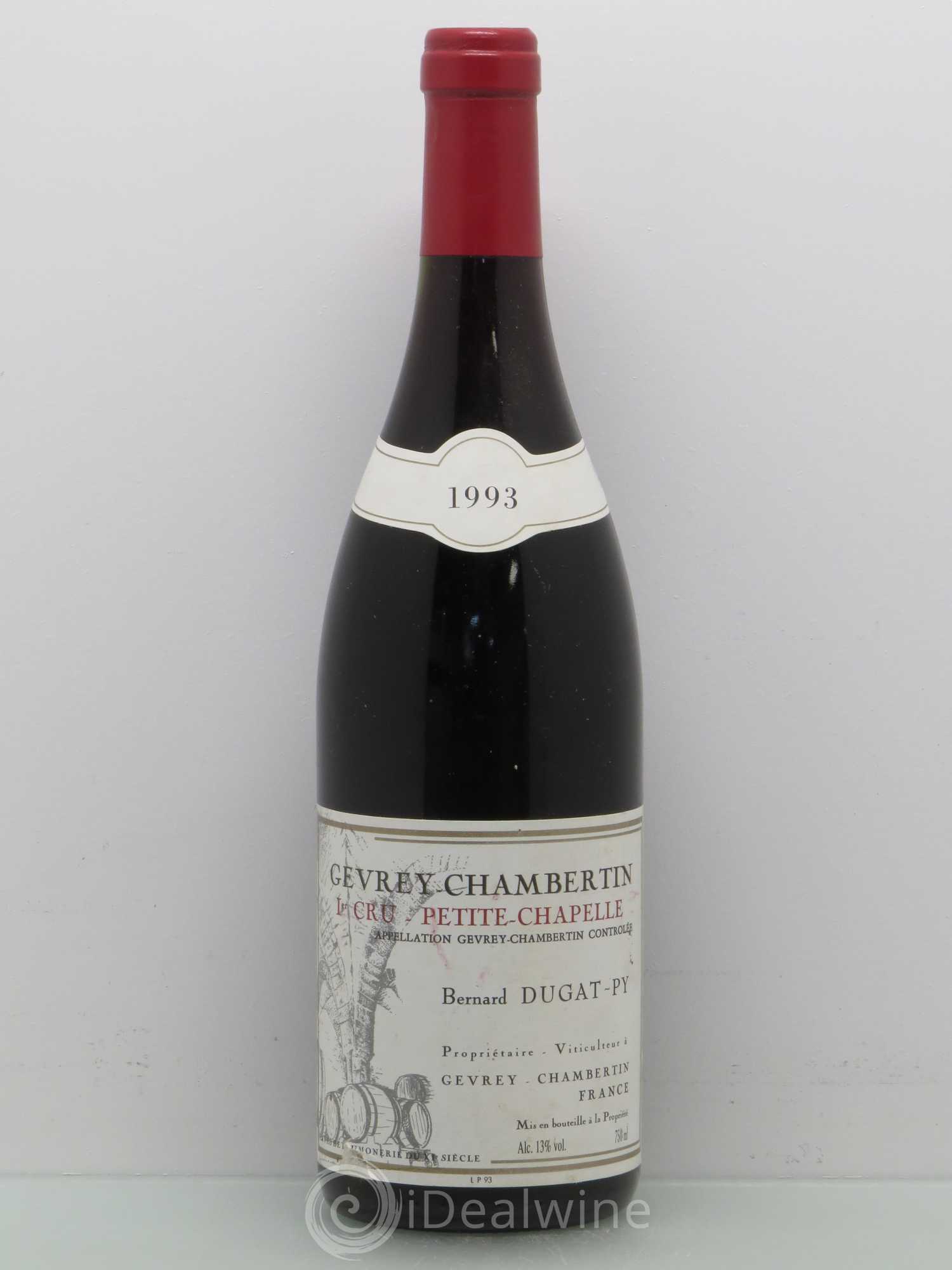 Gevrey-Chambertin 1er Cru Petite Chapelle Vieilles Vignes Dugat-Py 1993 - Lot de 1 bouteille - 0