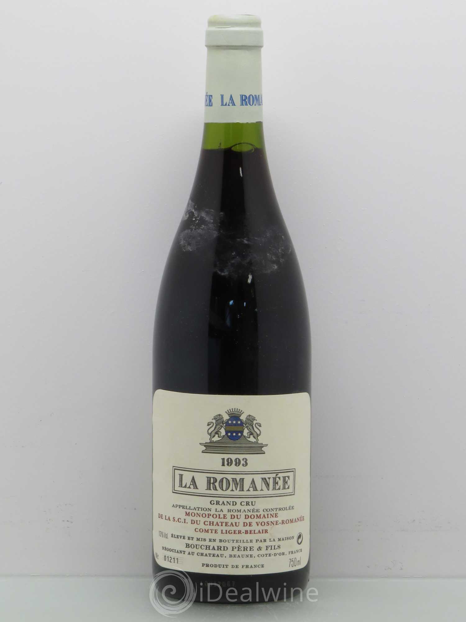 La Romanée Grand Cru Comte Liger-Belair (Domaine du) 1993 - Lot de 1 bouteille - 0