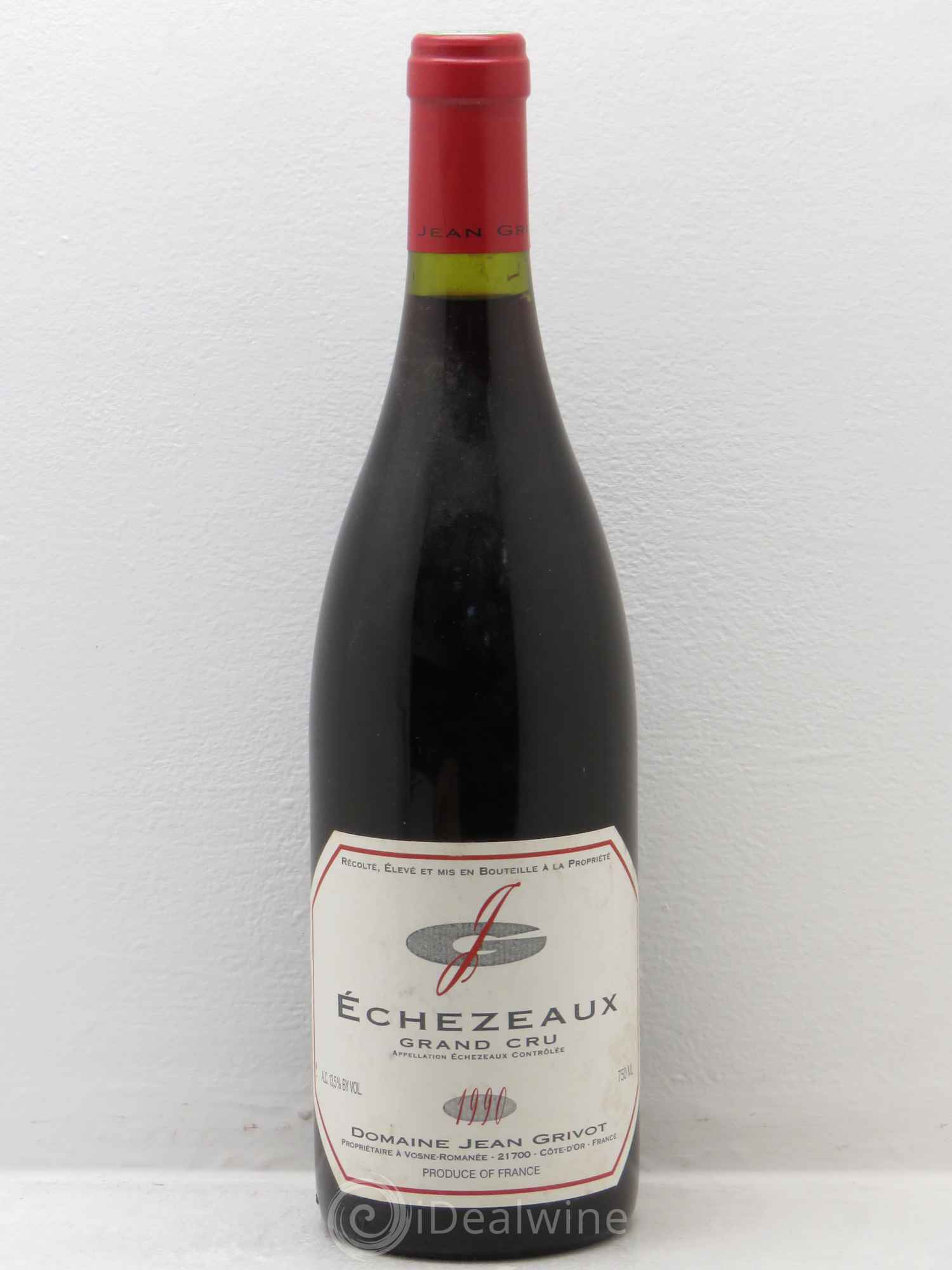 Echezeaux Grand Cru Jean Grivot 1990 - Lot de 1 bouteille - 0