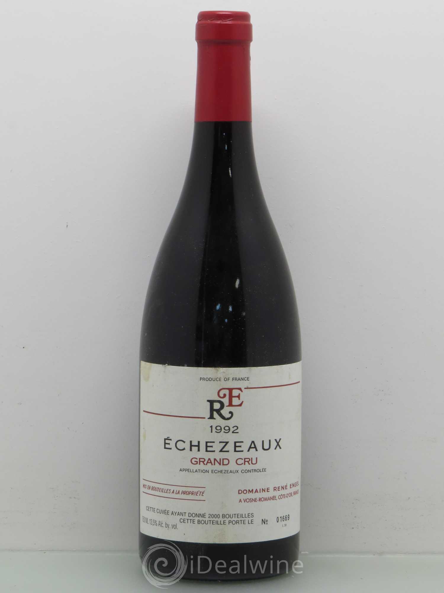 Echezeaux Grand Cru René Engel - Eugénie (Domaine) 1992 - Lot de 1 bouteille - 0