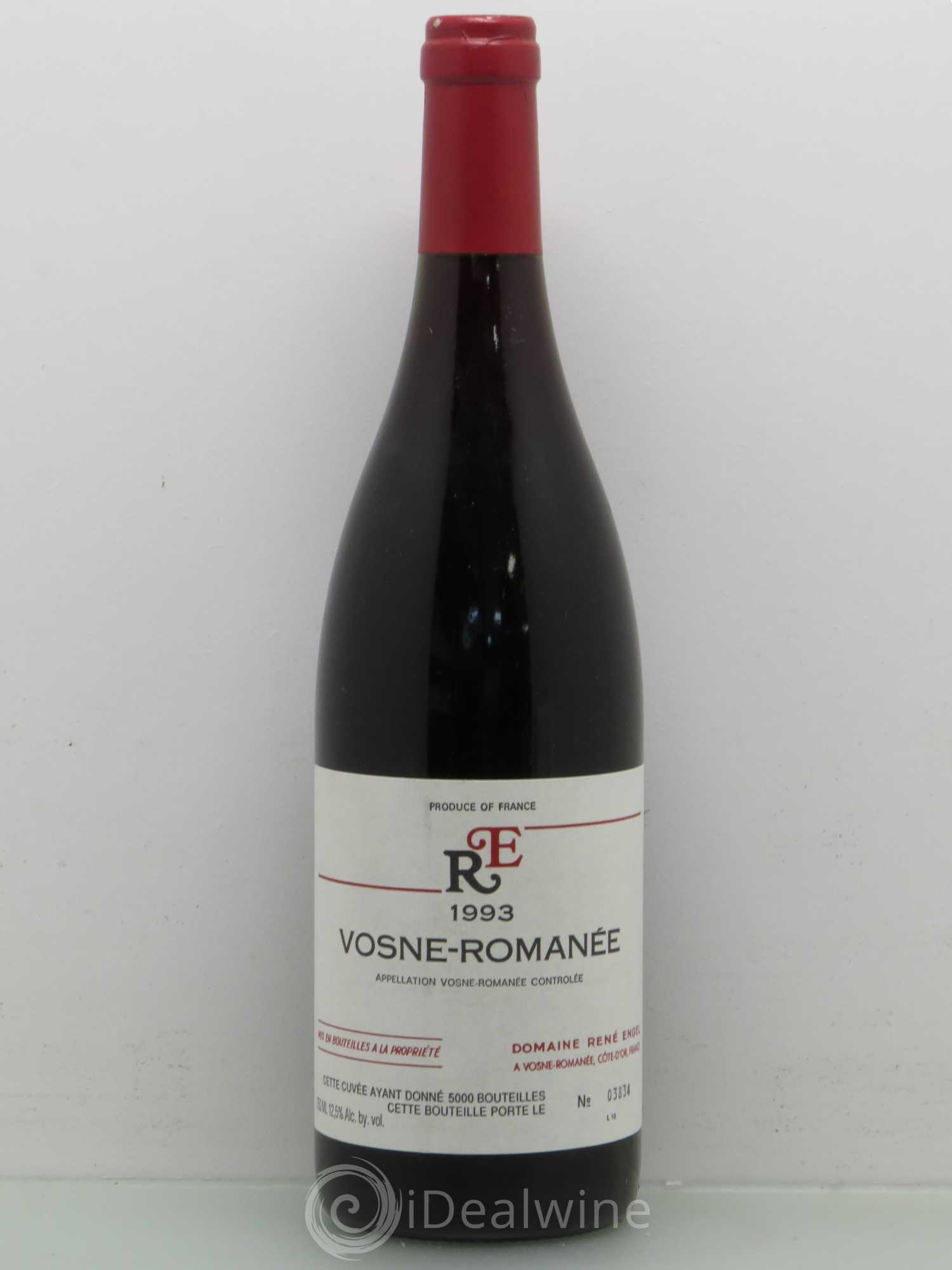 Vosne-Romanée Domaine René Engel - Domaine Eugénie 1993 - Lot de 1 bouteille - 0