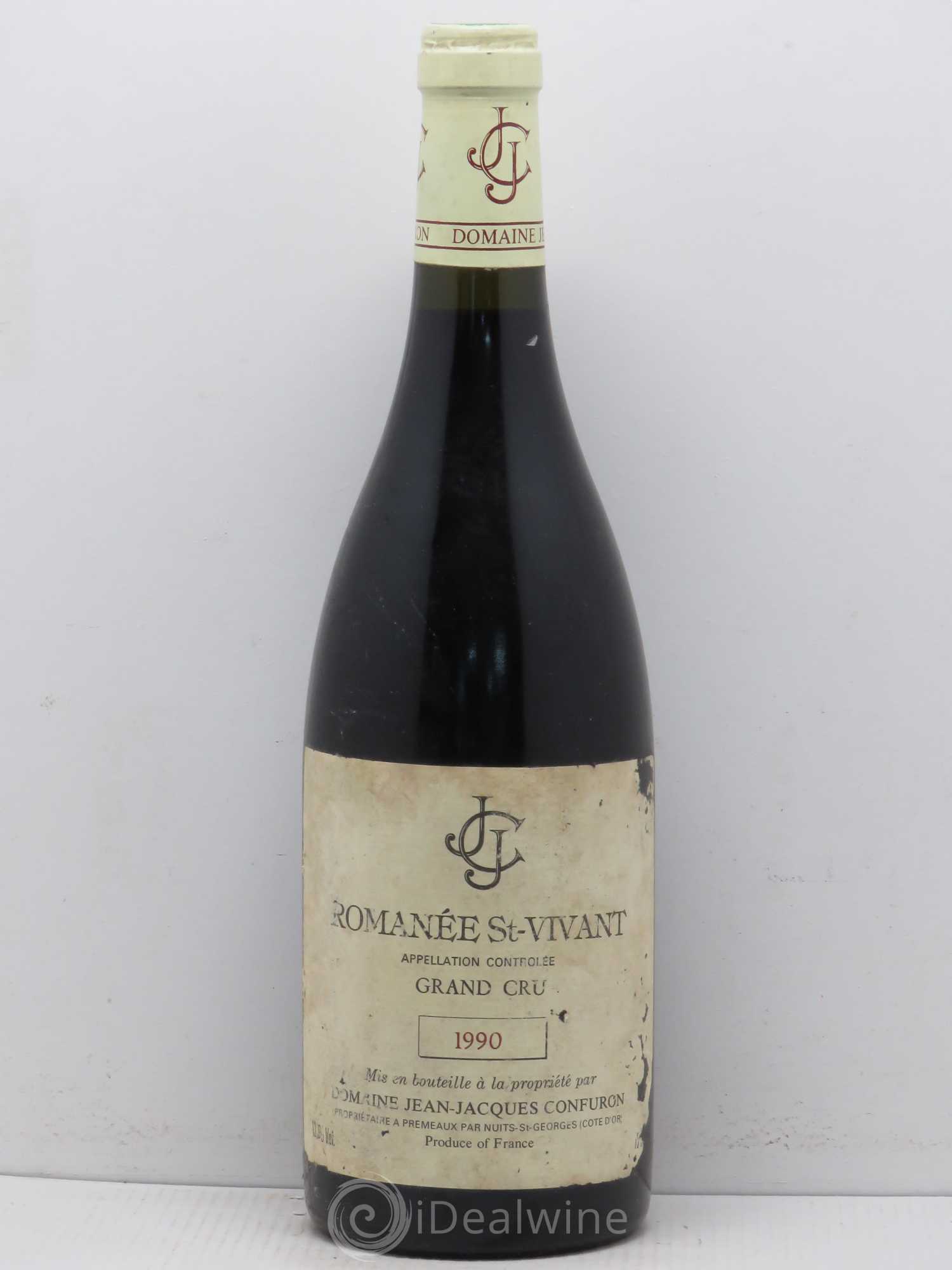 Romanée-Saint-Vivant Grand Cru Jean-Jacques Confuron 1990 - Lot de 1 bouteille - 0