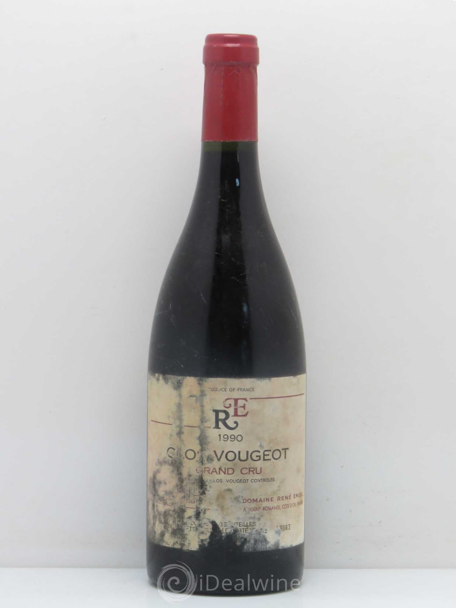 Clos de Vougeot Grand Cru Domaine René Engel - Domaine Eugénie 1990 - Lot de 1 bouteille - 0