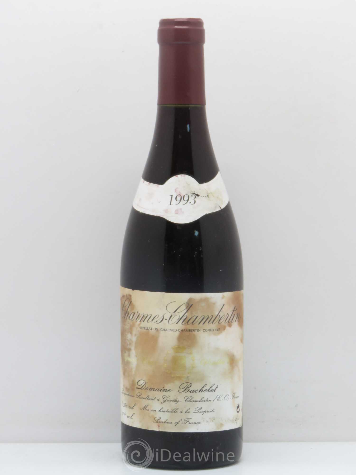 Charmes-Chambertin Grand Cru Vieilles Vignes Denis Bachelet (Domaine) Vieilles Vignes 1993 - Lot de 1 bouteille - 0