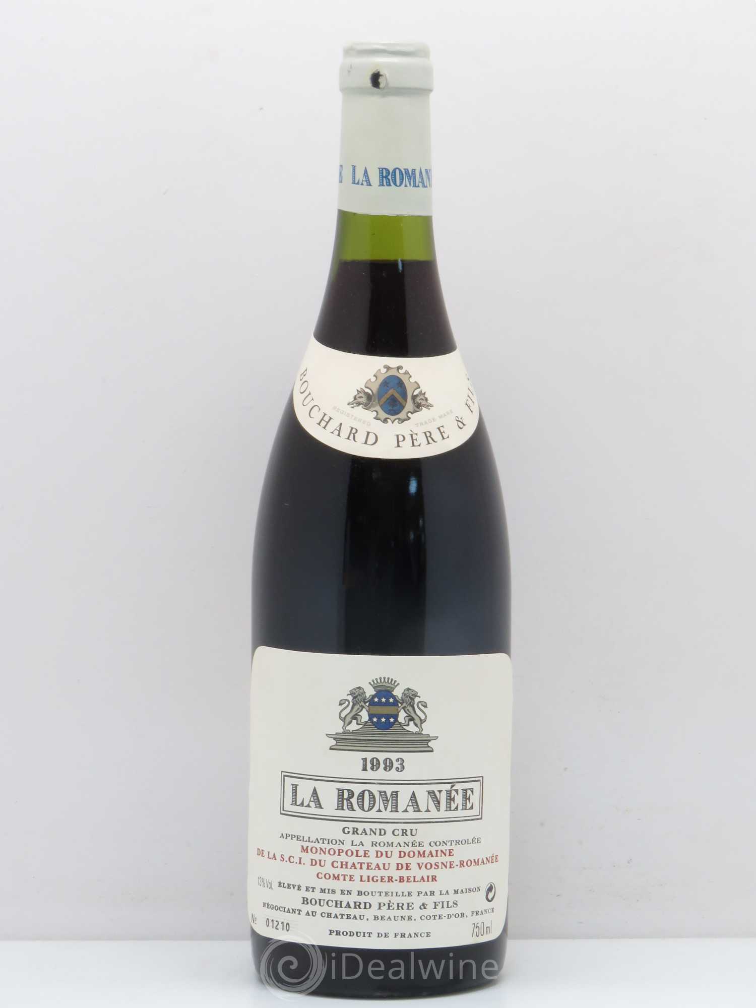La Romanée Grand Cru Comte Liger-Belair (Domaine du) 1993 - Lot de 1 bouteille - 0