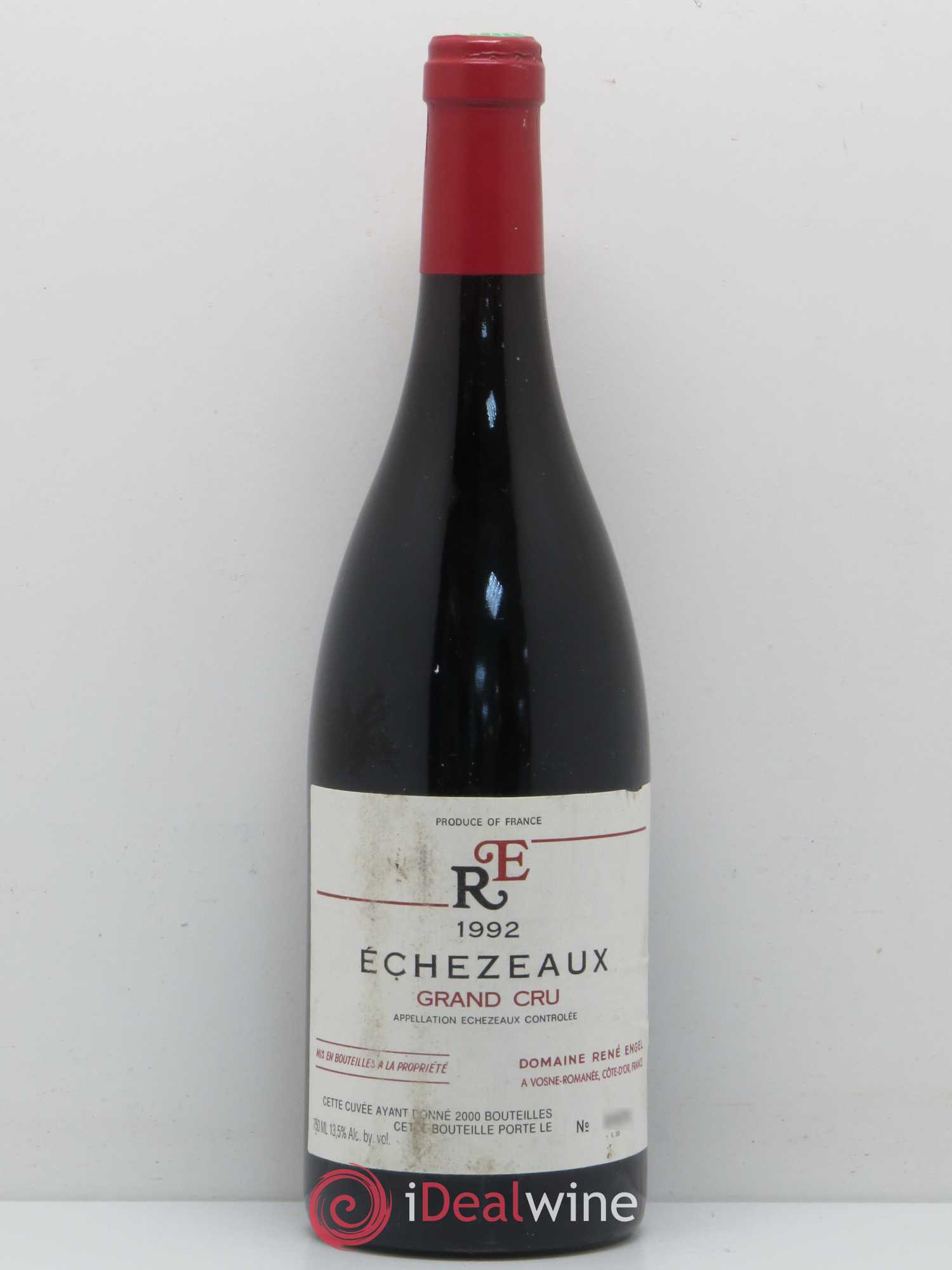 Echezeaux Grand Cru René Engel - Eugénie (Domaine) 1992 - Lot de 1 bouteille - 0