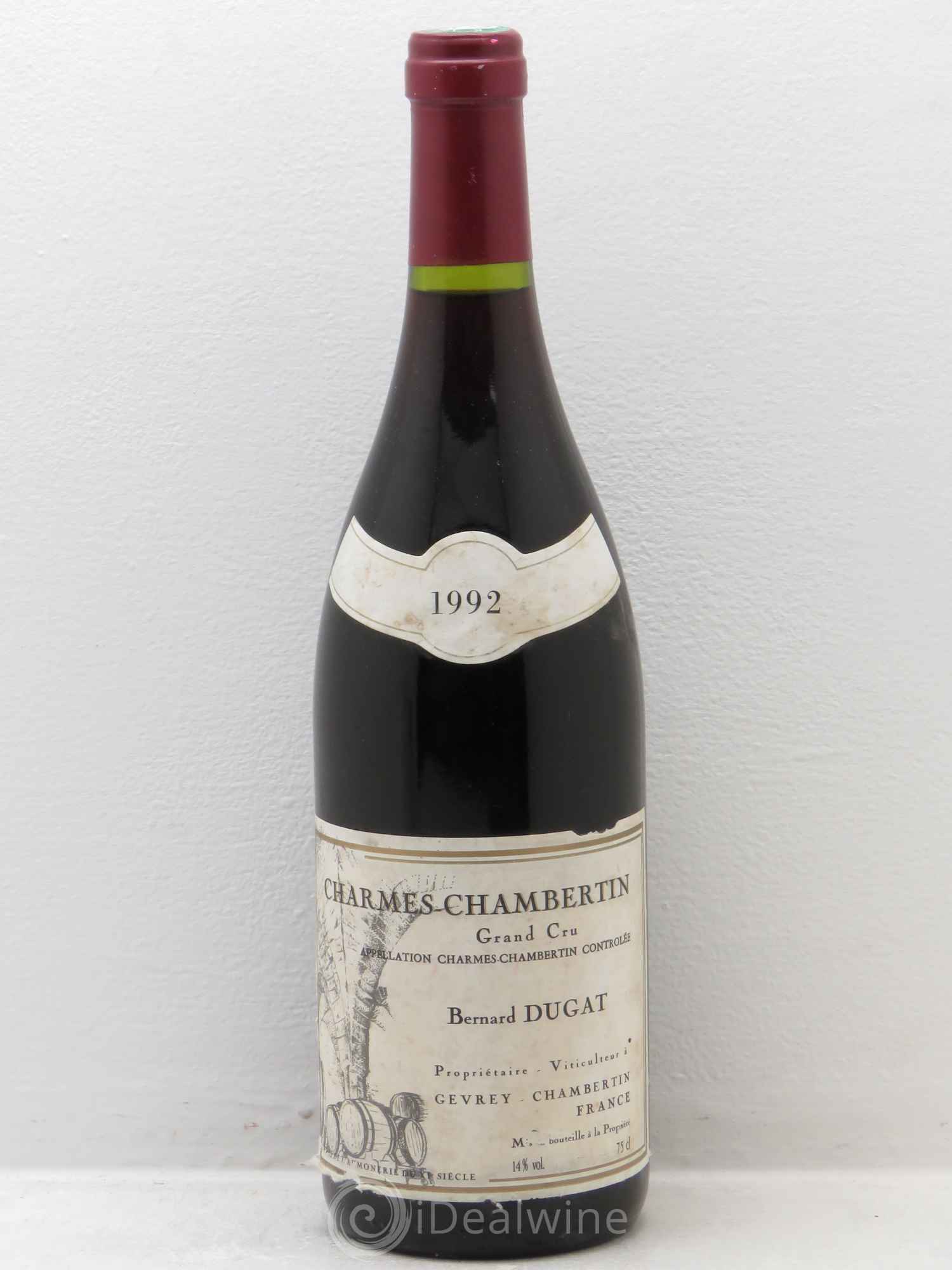Charmes-Chambertin Grand Cru Dugat-Py 1992 - Lot de 1 bouteille - 0