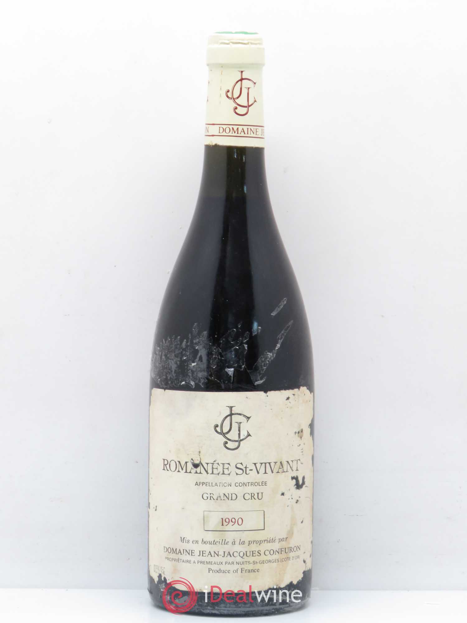 Romanée-Saint-Vivant Grand Cru Jean-Jacques Confuron 1990 - Lot de 1 bouteille - 0