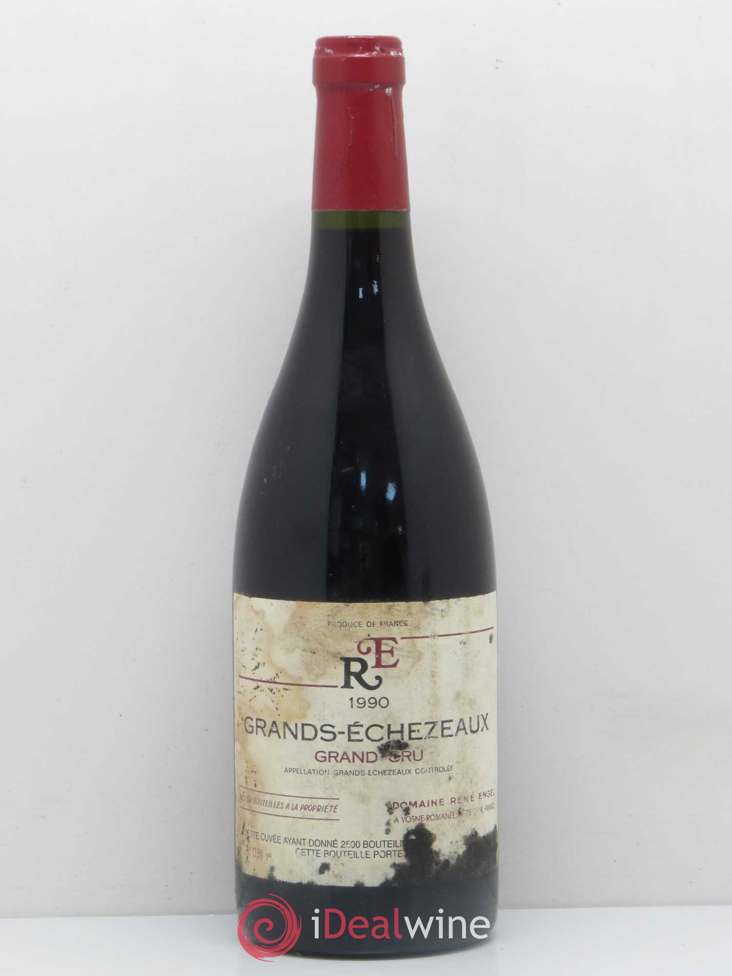 Grands-Echezeaux Grand Cru Domaine René Engel - Domaine Eugénie 1990 - Lot de 1 bouteille - 0