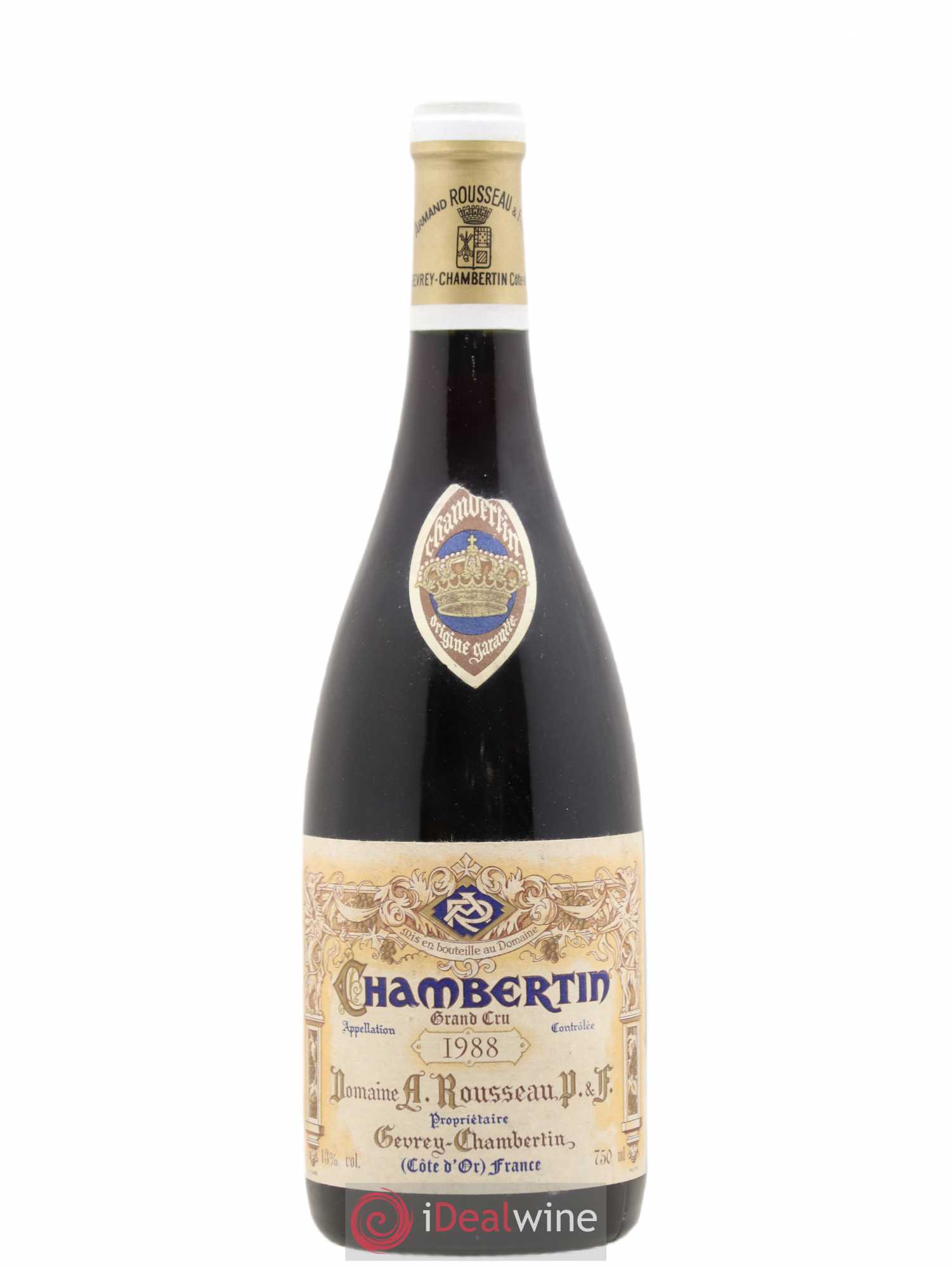 Chambertin Grand Cru Armand Rousseau (Domaine) 1988 - Lot de 1 bouteille - 0