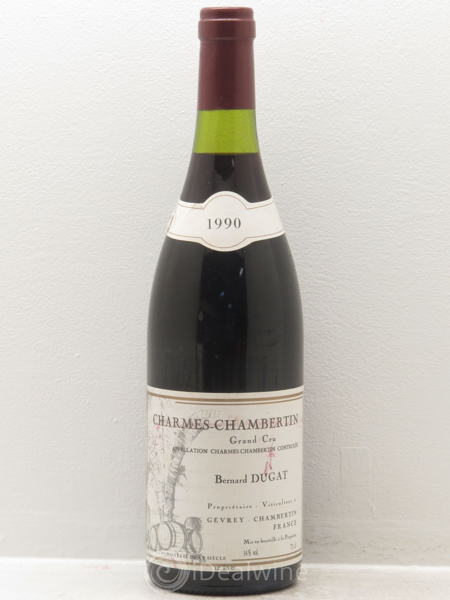 Charmes-Chambertin Grand Cru Dugat-Py 1990 - Lot de 1 bouteille - 0