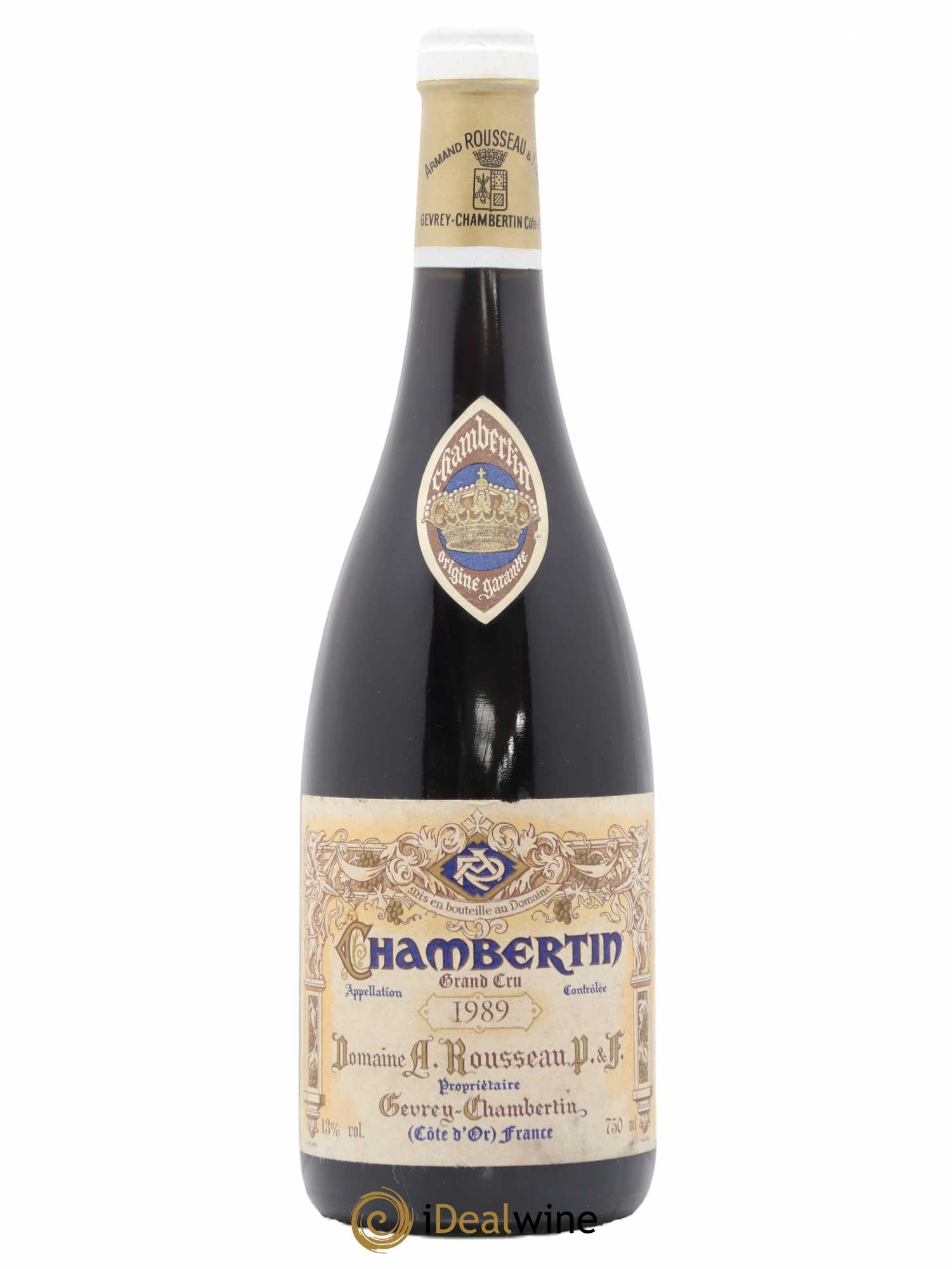 Chambertin Grand Cru Armand Rousseau (Domaine) 1989 - Lot de 1 bouteille - 0