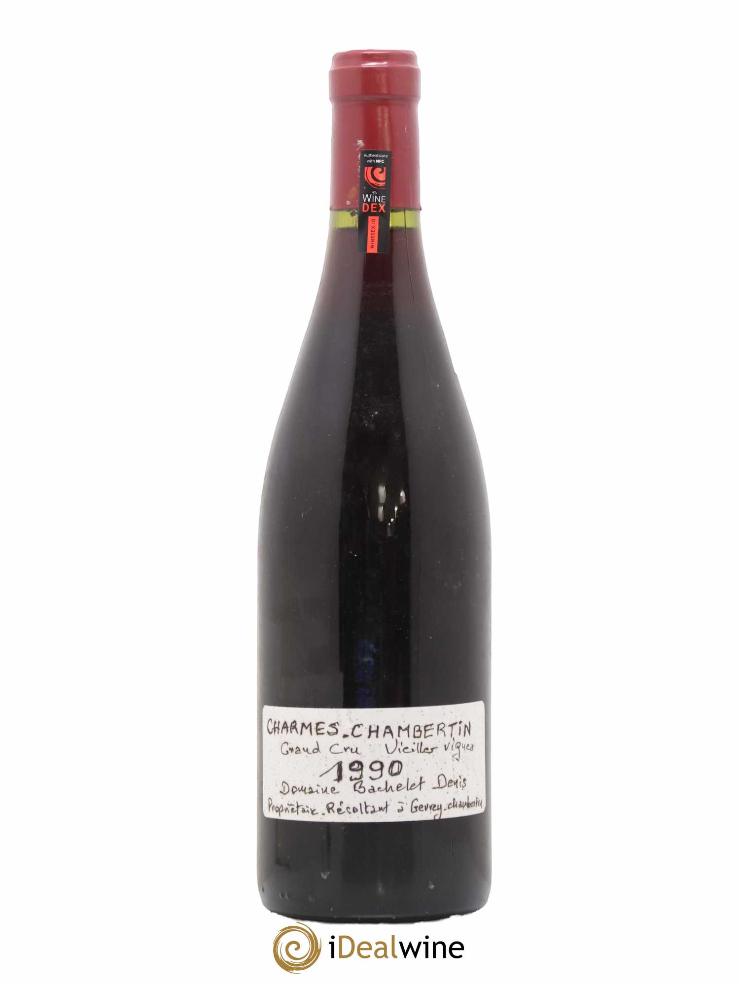 Charmes-Chambertin Grand Cru Vieilles Vignes Denis Bachelet (Domaine) 1990 - Lot de 1 bouteille - 1