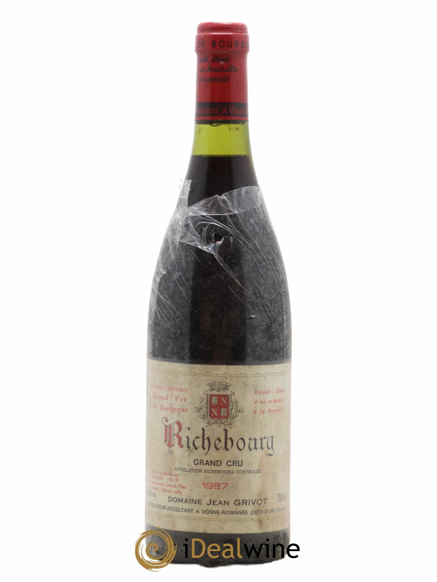 Richebourg Grand Cru Jean Grivot 1987 - Lot de 1 bouteille - 0