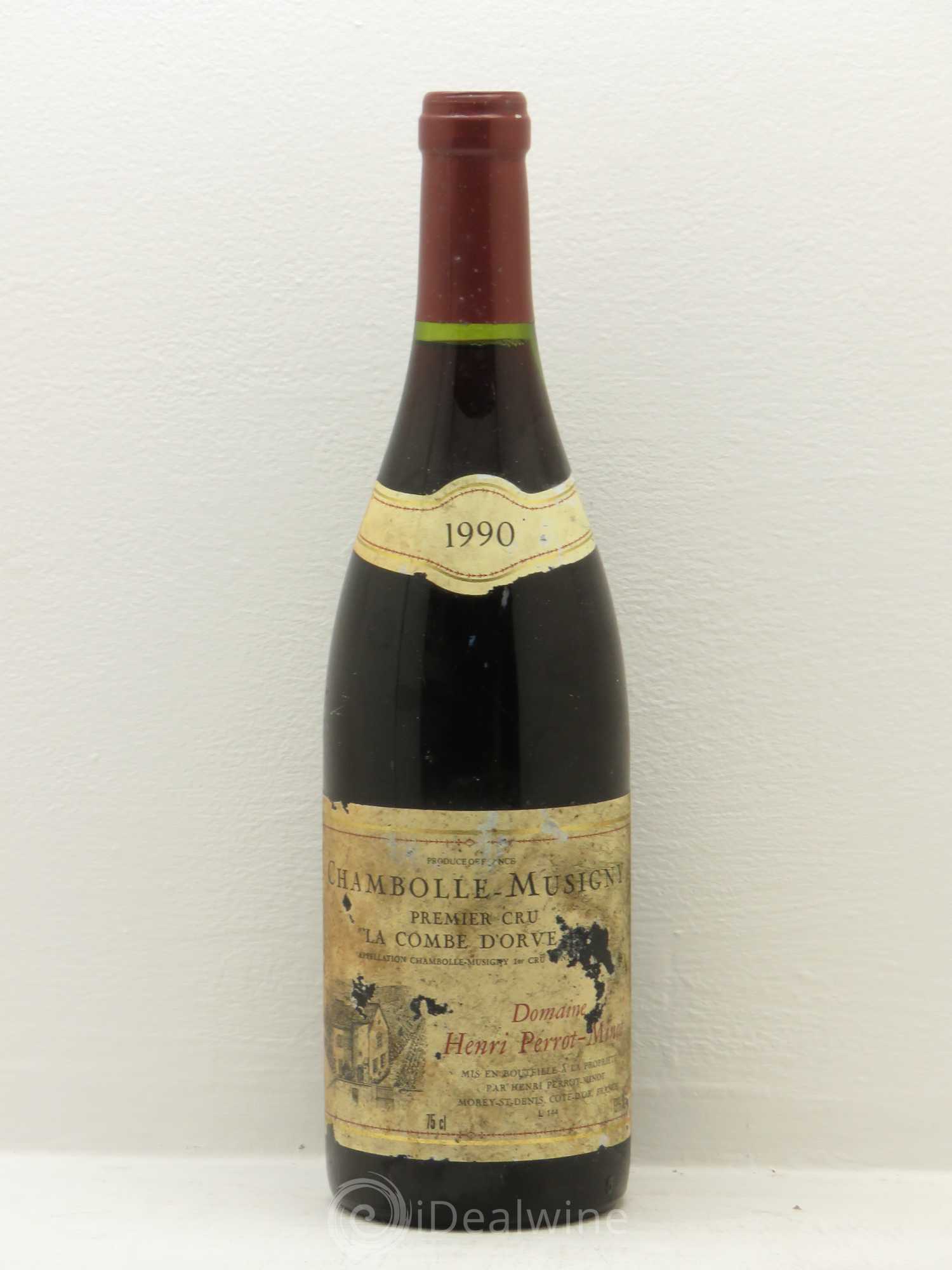 Chambolle-Musigny 1er Cru 1990 - Lot de 1 bouteille - 0