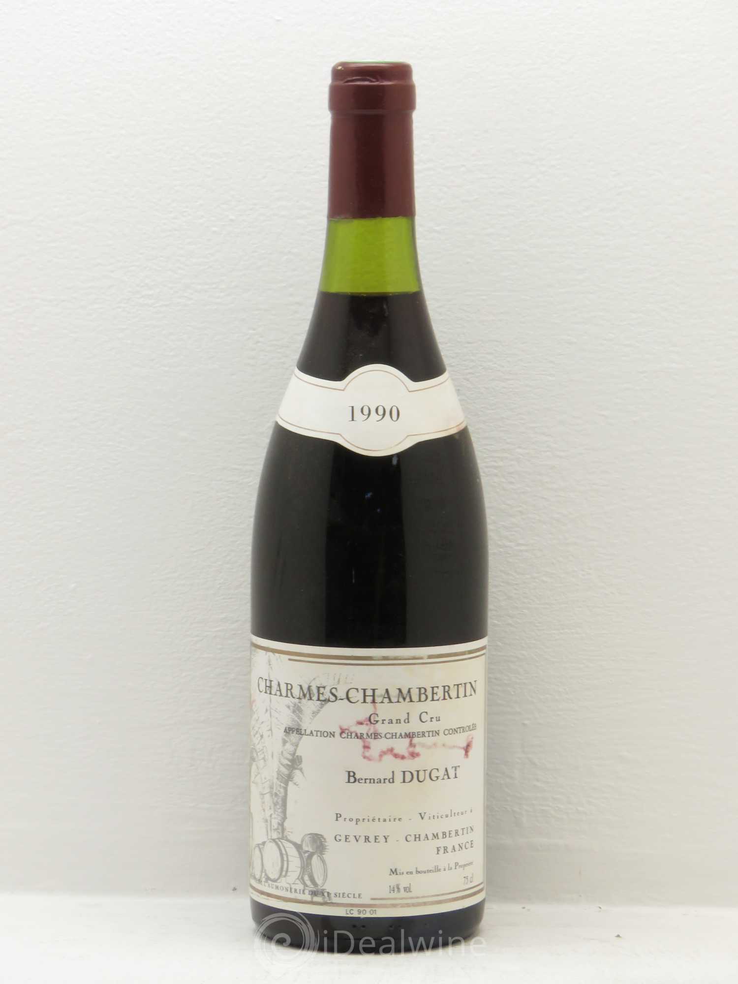 Charmes-Chambertin Grand Cru Dugat-Py 1990 - Lot de 1 bouteille - 0