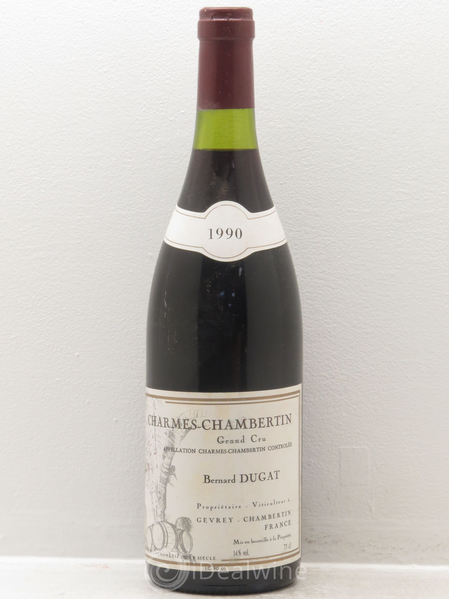 Charmes-Chambertin Grand Cru Dugat-Py 1990 - Lot de 1 bouteille - 0
