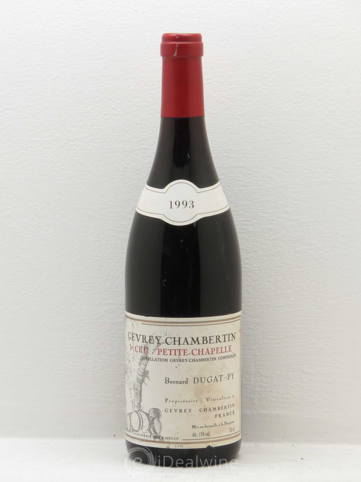 Gevrey-Chambertin 1er Cru Petite Chapelle Vieilles Vignes Dugat-Py 1993 - Lot de 1 bouteille - 0