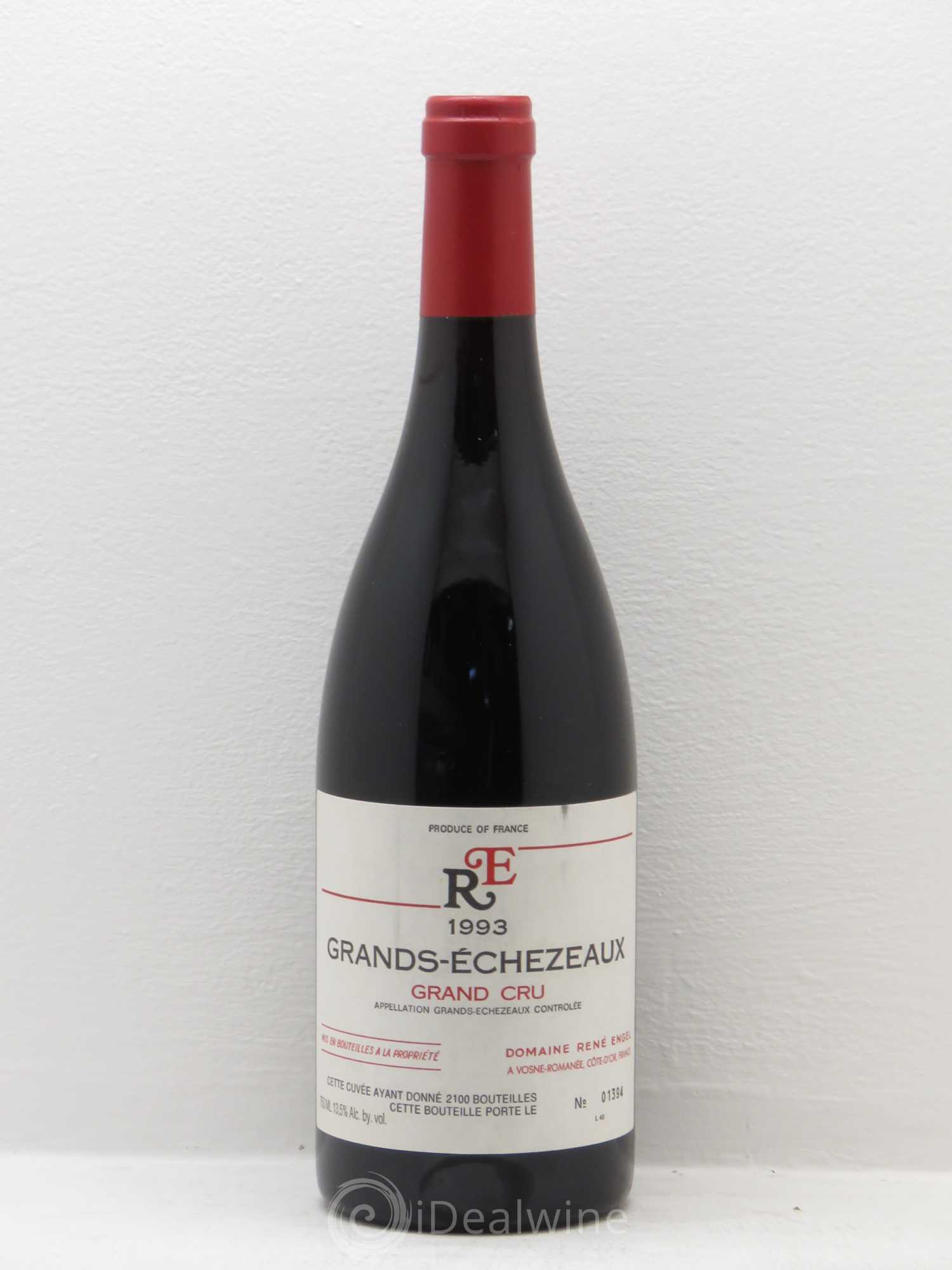 Grands-Echezeaux Grand Cru Domaine René Engel - Domaine Eugénie 1993 - Lot de 1 bouteille - 0