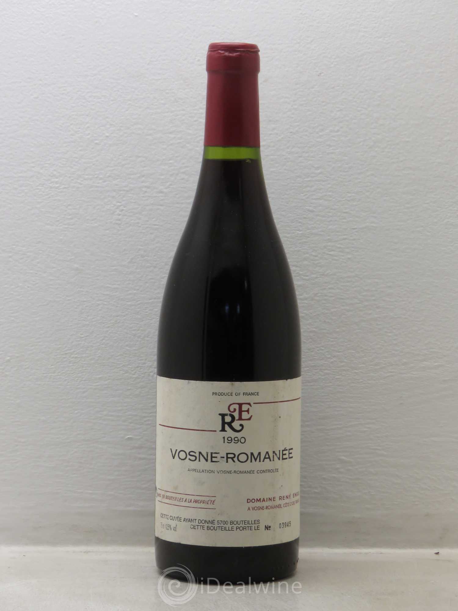 Vosne-Romanée Domaine René Engel - Domaine Eugénie 1990 - Lot de 1 bouteille - 0