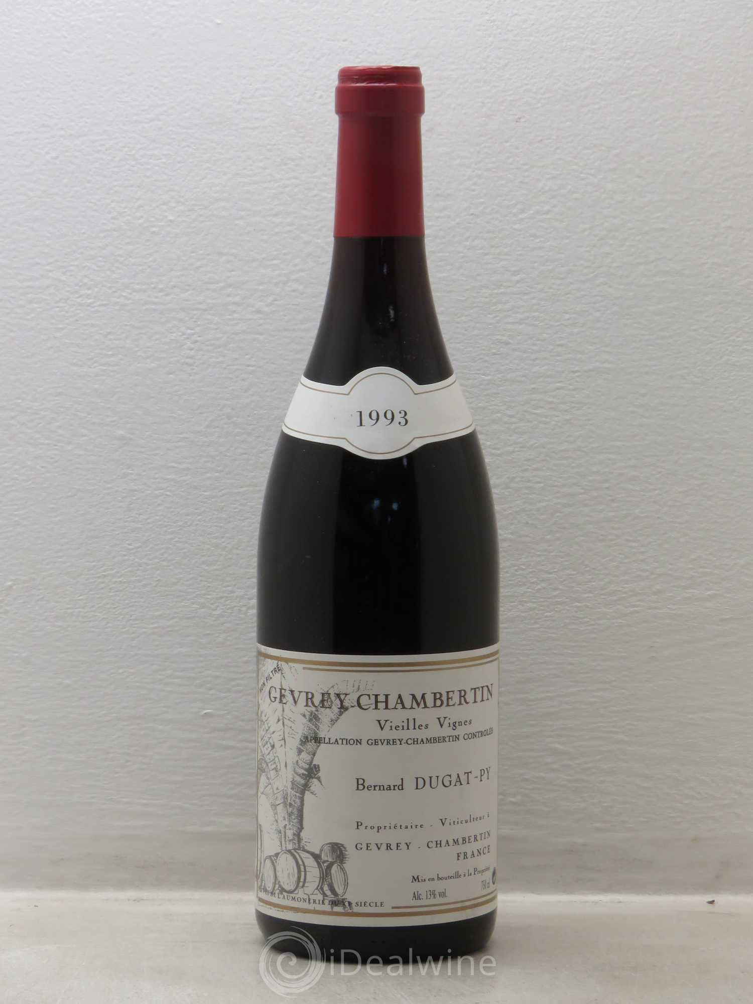 Gevrey-Chambertin Vieilles Vignes Dugat-Py 1993 - Lot de 1 bouteille - 0