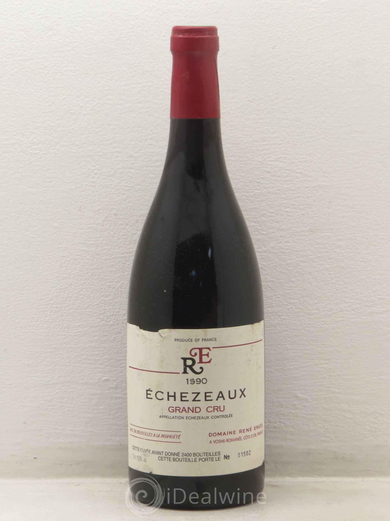 Echezeaux Grand Cru René Engel - Eugénie (Domaine) 1990 - Lot de 1 bouteille - 0