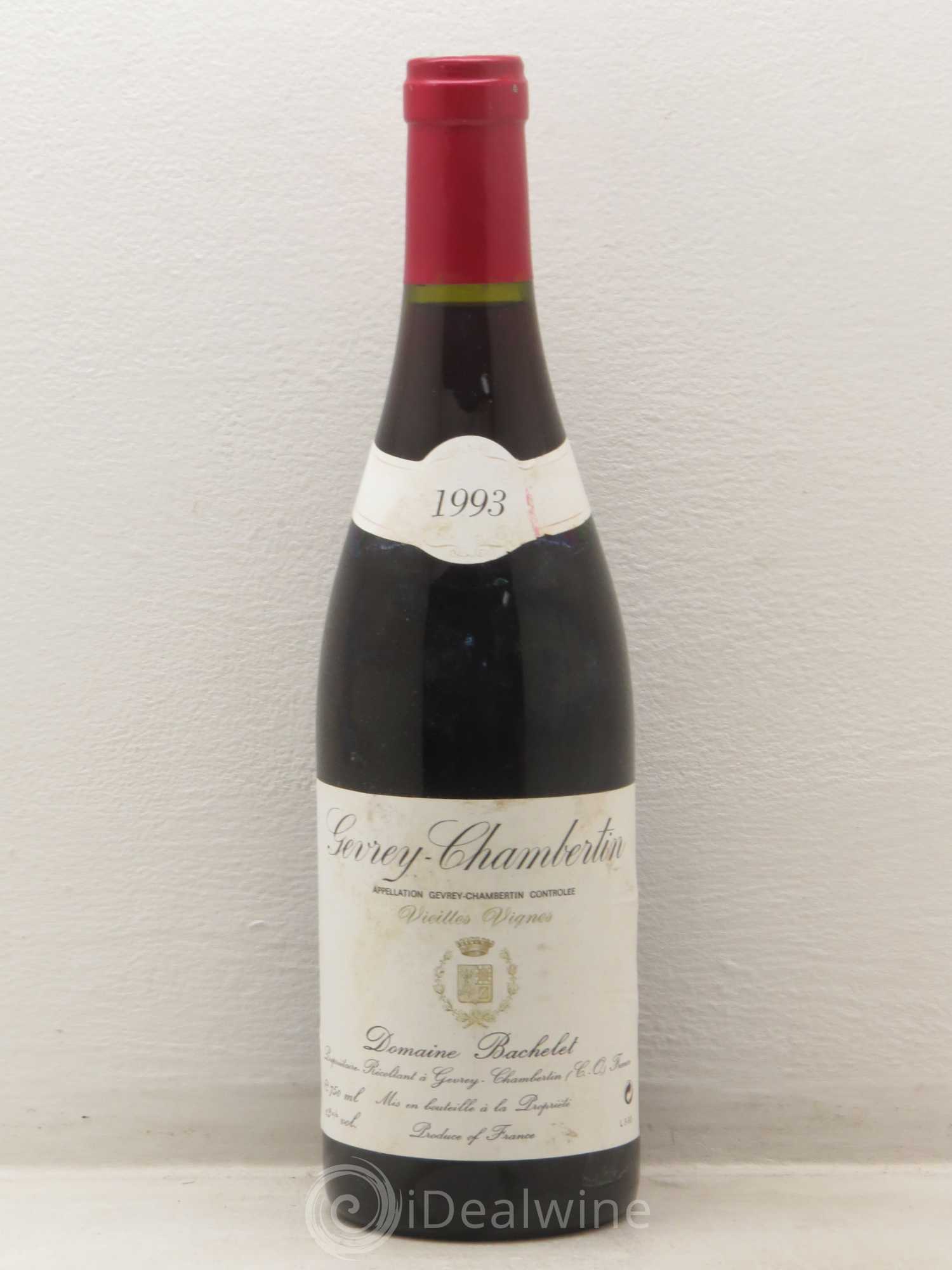 Gevrey-Chambertin Denis Bachelet Vieilles Vignes 1993 - Posten von 1 Flasche - 0