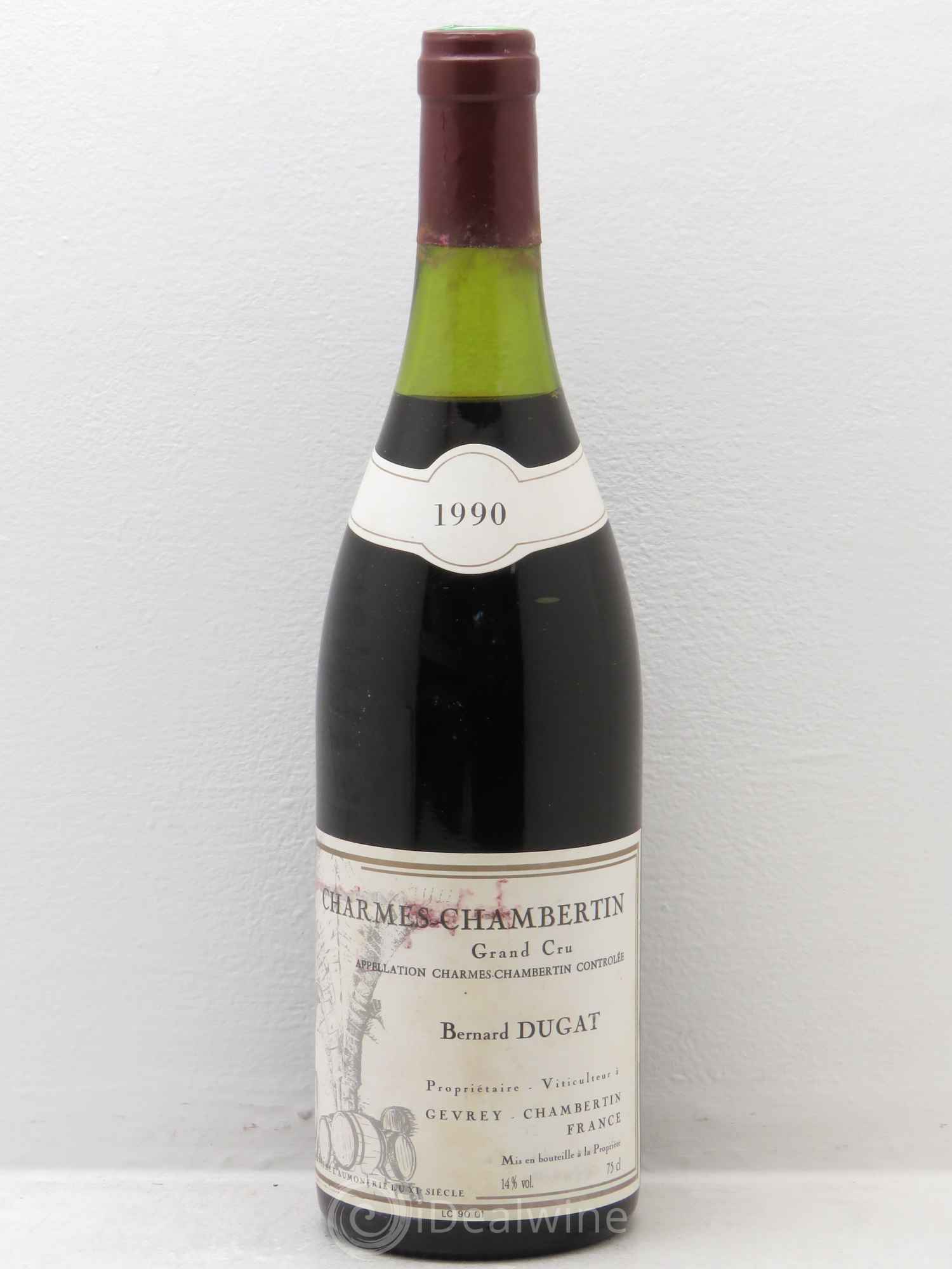 Charmes-Chambertin Grand Cru Dugat-Py 1990 - Lot de 1 bouteille - 0