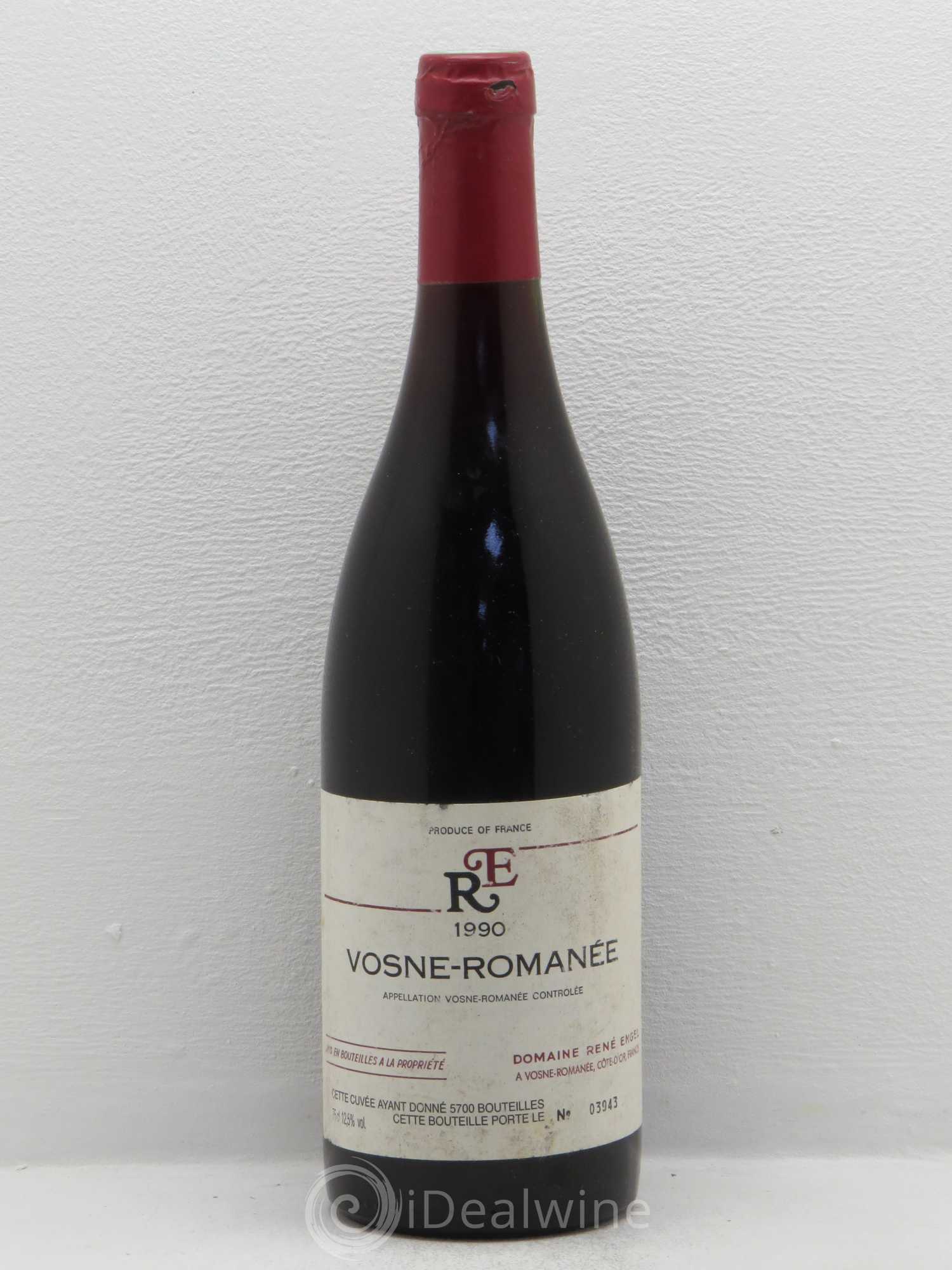 Vosne-Romanée Domaine René Engel - Domaine Eugénie 1990 - Lot de 1 bouteille - 0