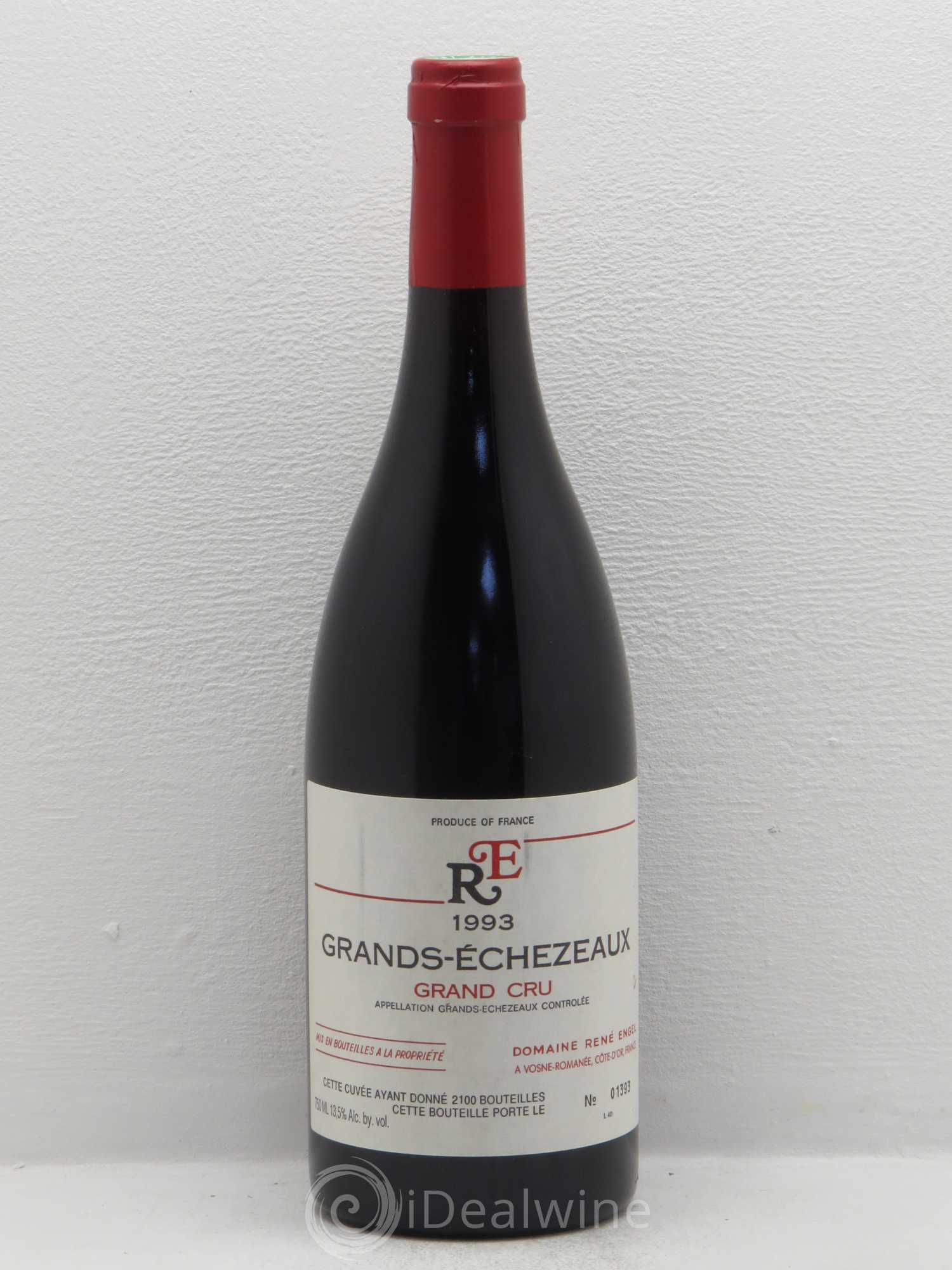 Grands-Echezeaux Grand Cru Domaine René Engel - Domaine Eugénie 1993 - Lot de 1 bouteille - 0