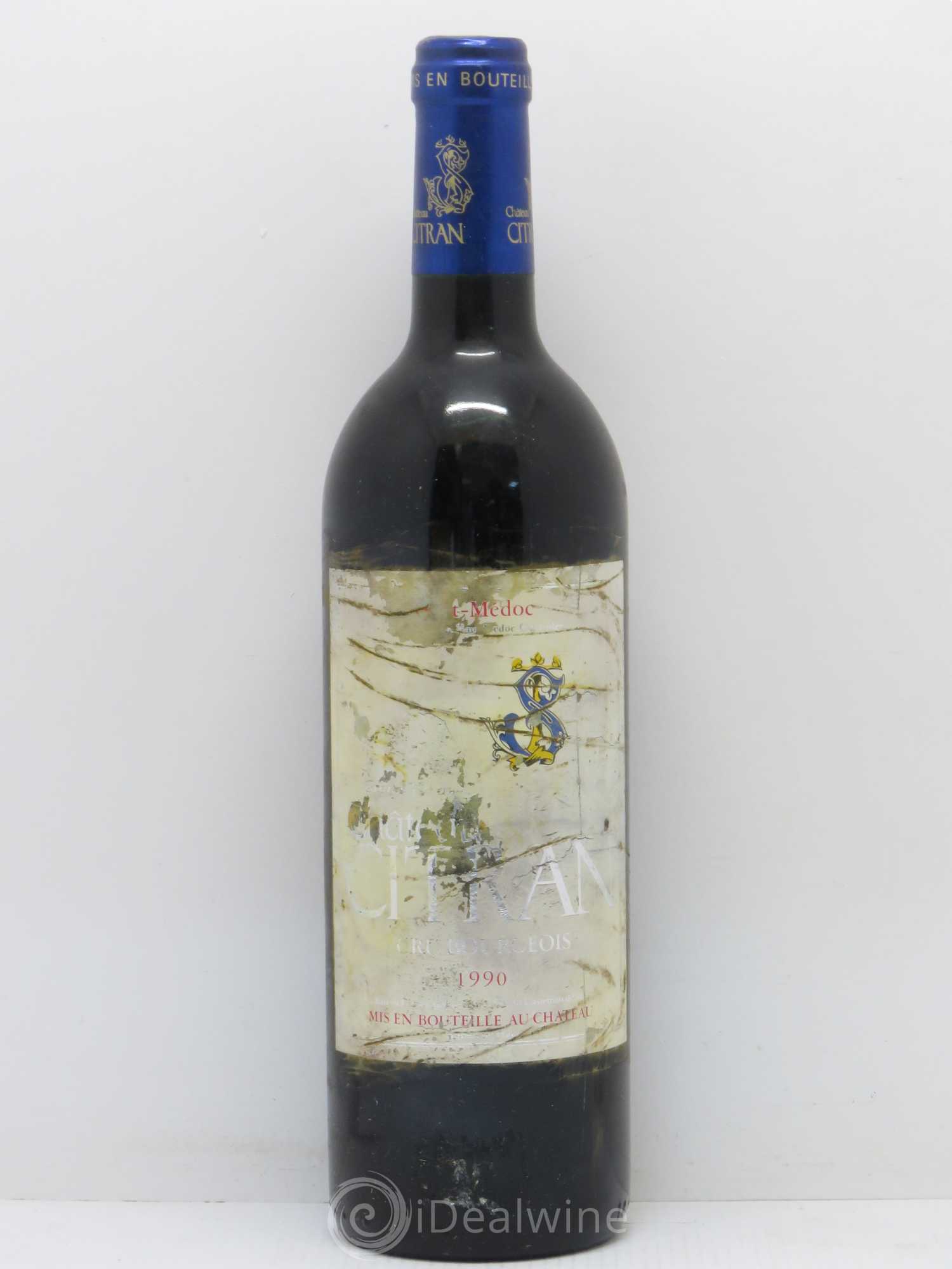 Château Citran Cru Bourgeois 1990 - Lot de 1 bouteille - 0