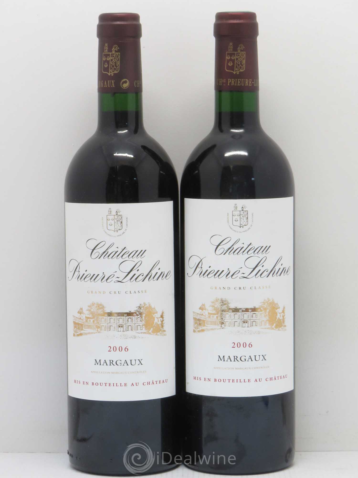 Château Prieuré Lichine 4ème Grand Cru Classé 2006 - Lot de 2 bouteilles - 0