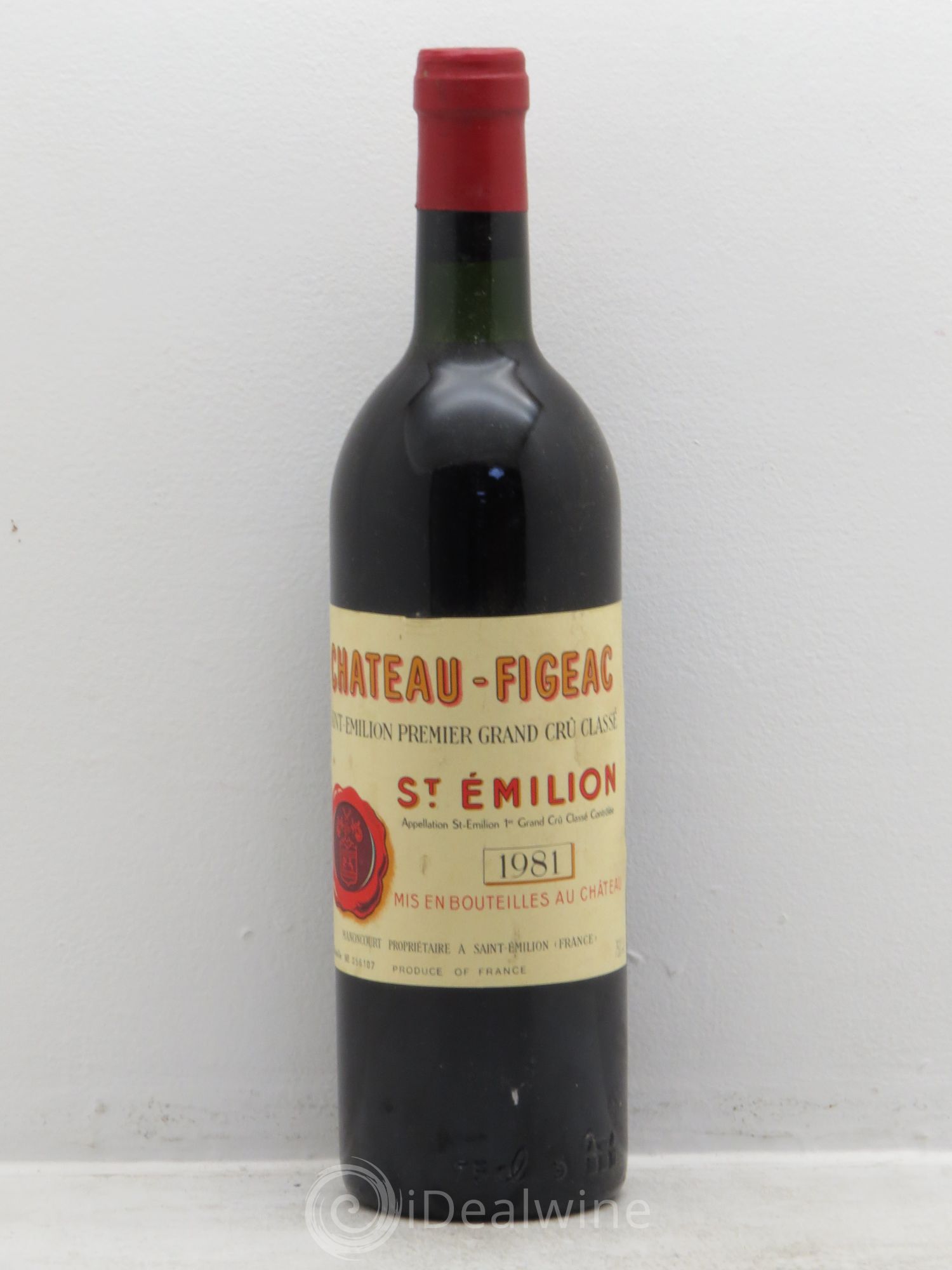 Château Figeac 1er Grand Cru Classé A 1981 - Lot de 1 bouteille - 0