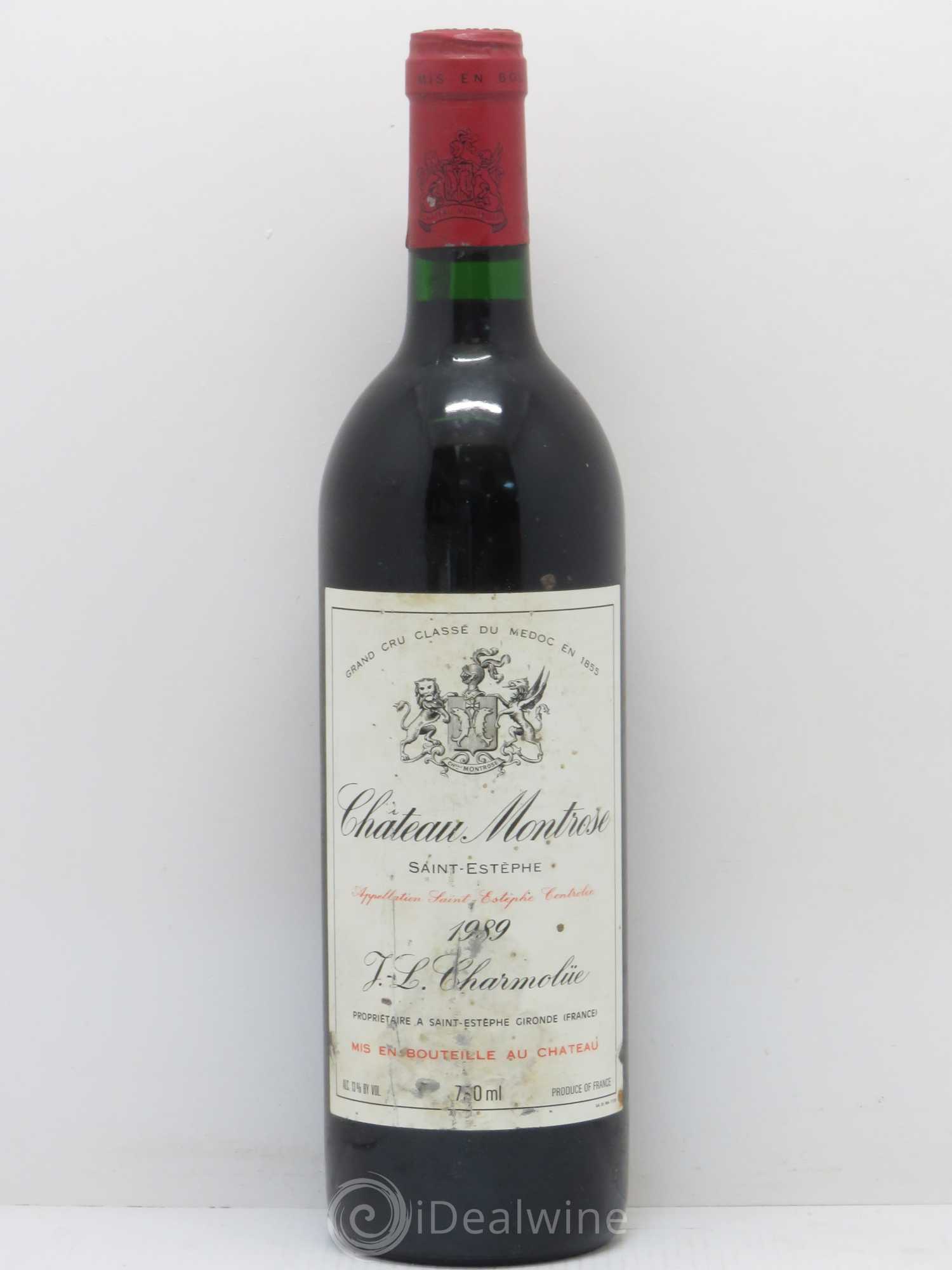 Château Montrose 2ème Grand Cru Classé 1989 - Lot de 1 bouteille - 0