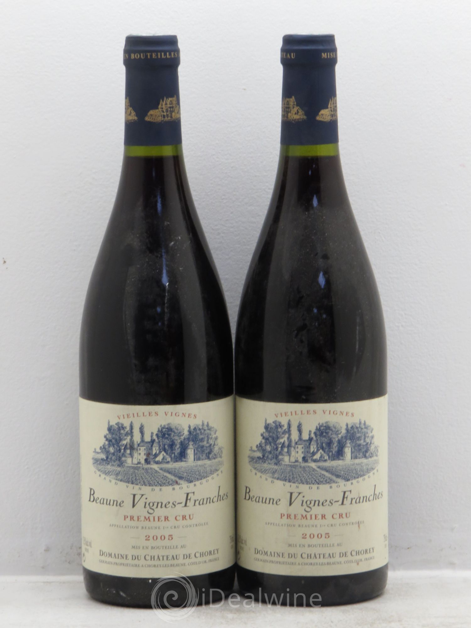 Beaune 1er Cru Vieilles Vignes - Château de Chorey 2005 - Posten von 2 Flaschen - 0