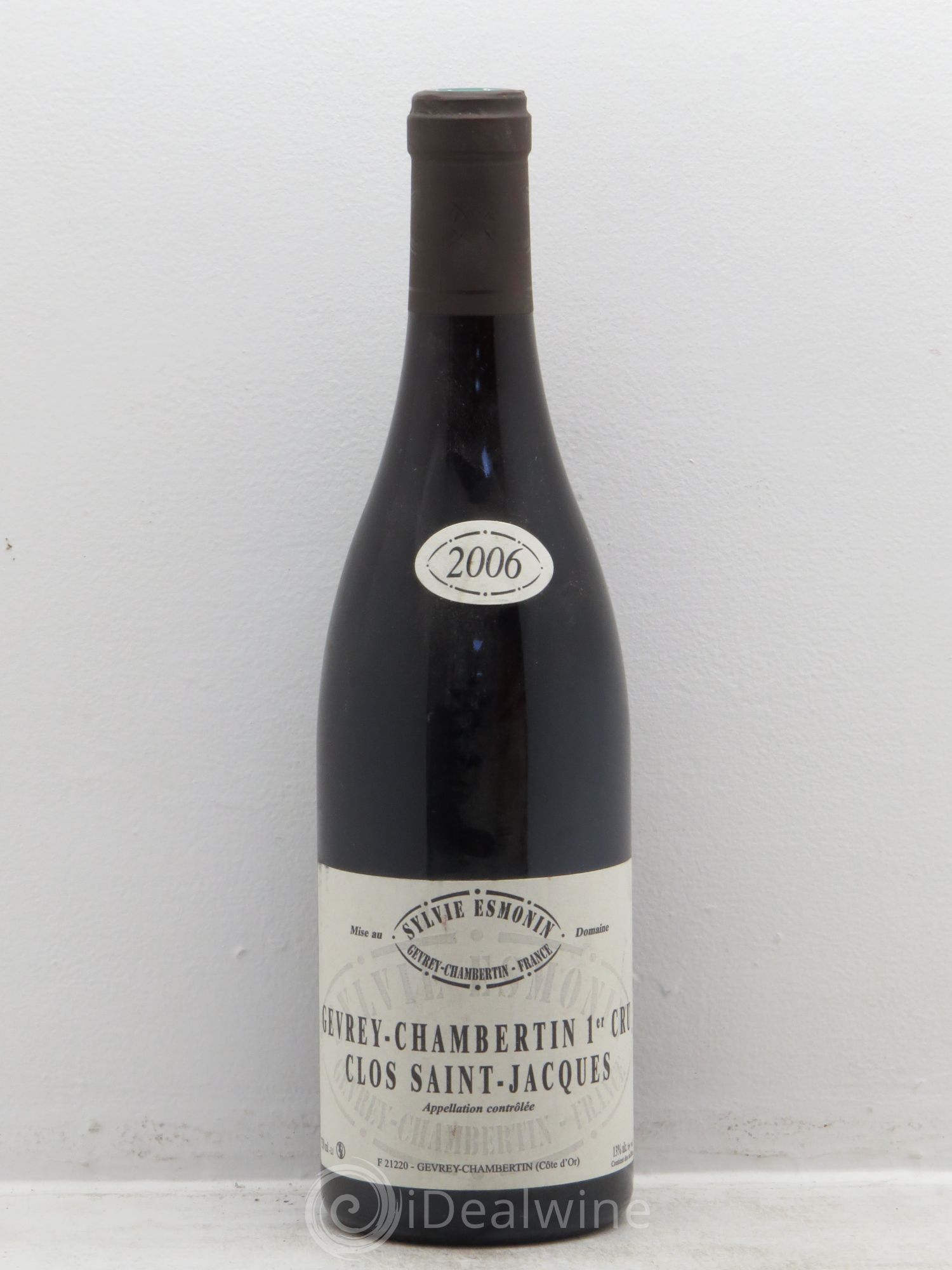 Gevrey-Chambertin 1er Cru Clos Saint Jacques Sylvie Esmonin 2006 - Lot de 1 bouteille - 0