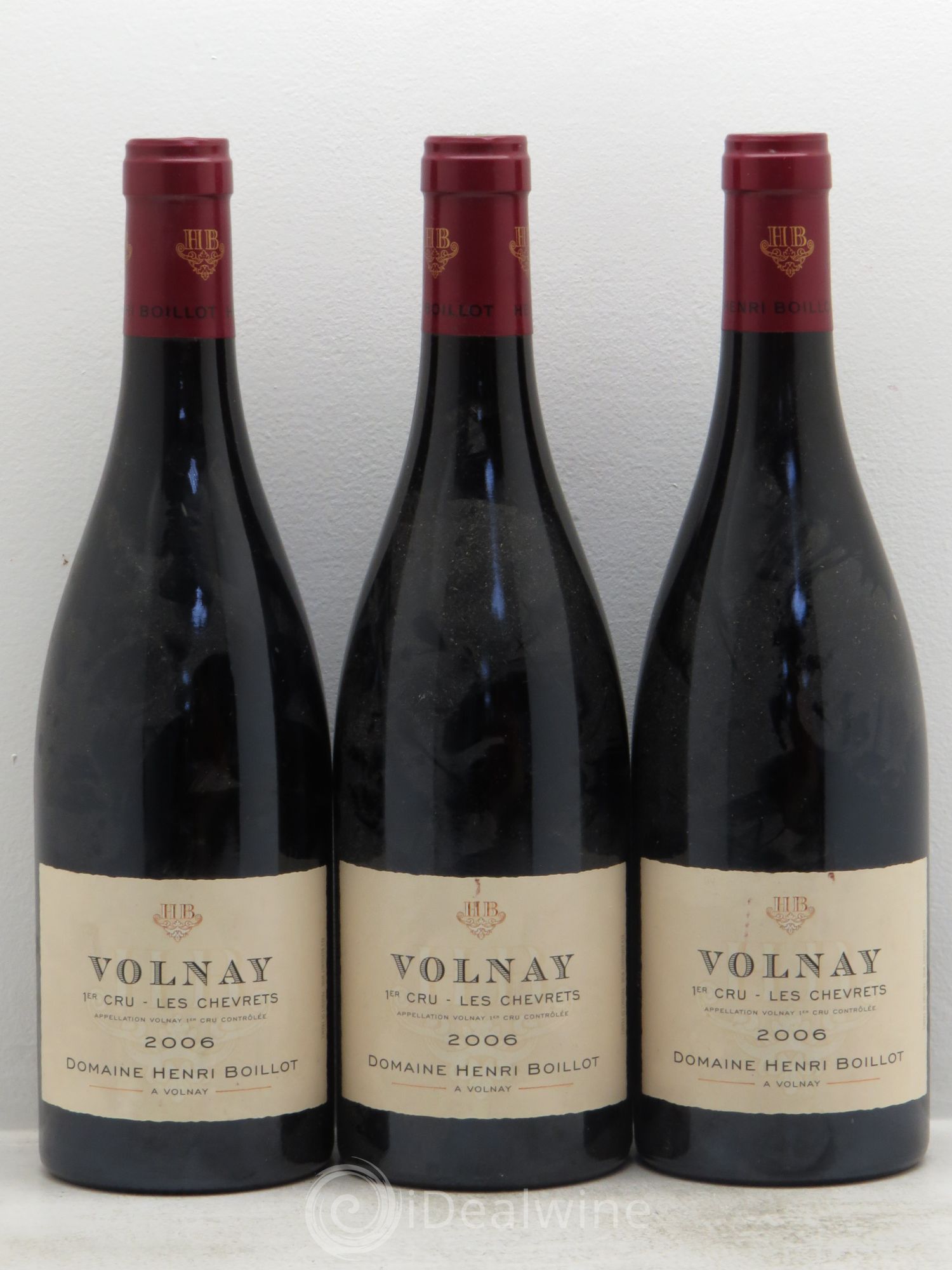 Volnay 1er Cru Les Chevrets Henri Boillot (Domaine) 2006 - Lot de 3 bouteilles - 0
