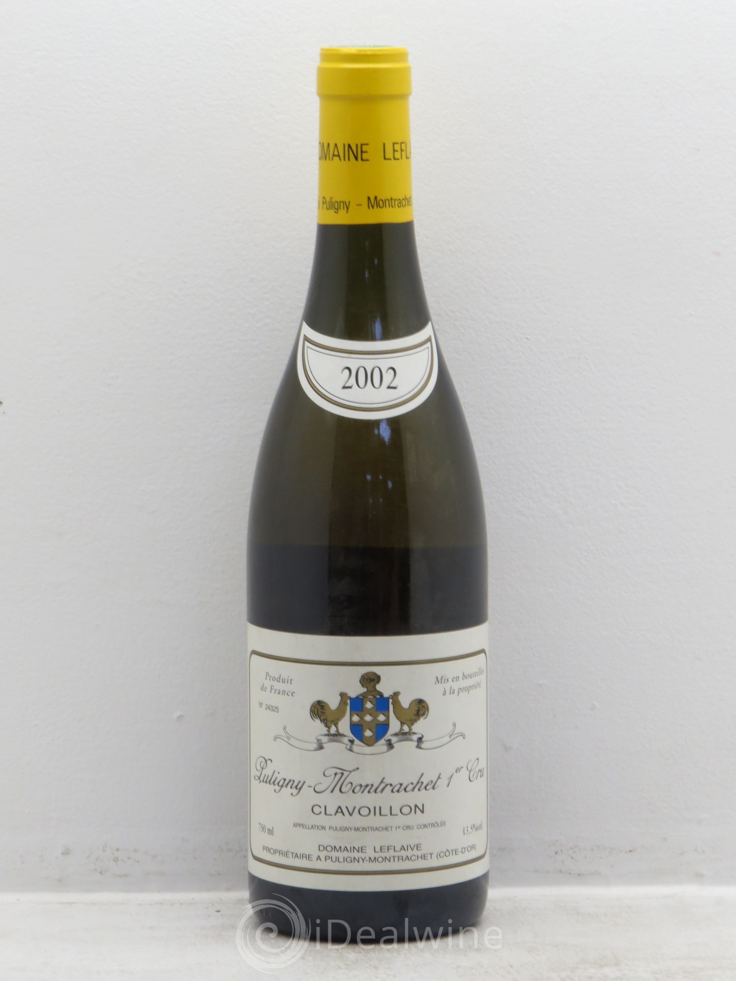 Puligny-Montrachet 1er Cru Clavoillon Leflaive (Domaine) 2002 - Lot de 1 bouteille - 0