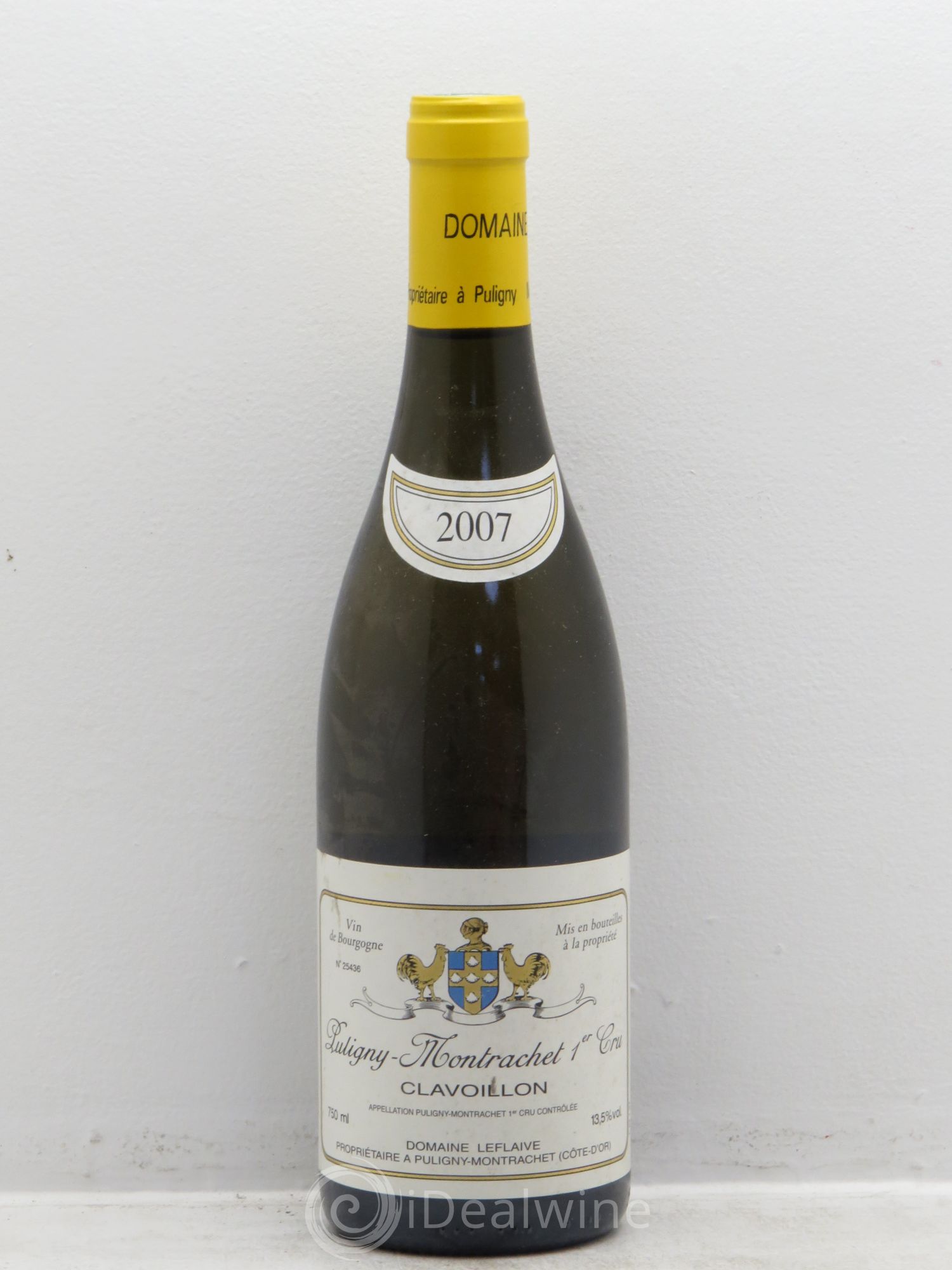 Puligny-Montrachet 1er Cru Clavoillon Leflaive (Domaine) 2007 - Lot de 1 bouteille - 0