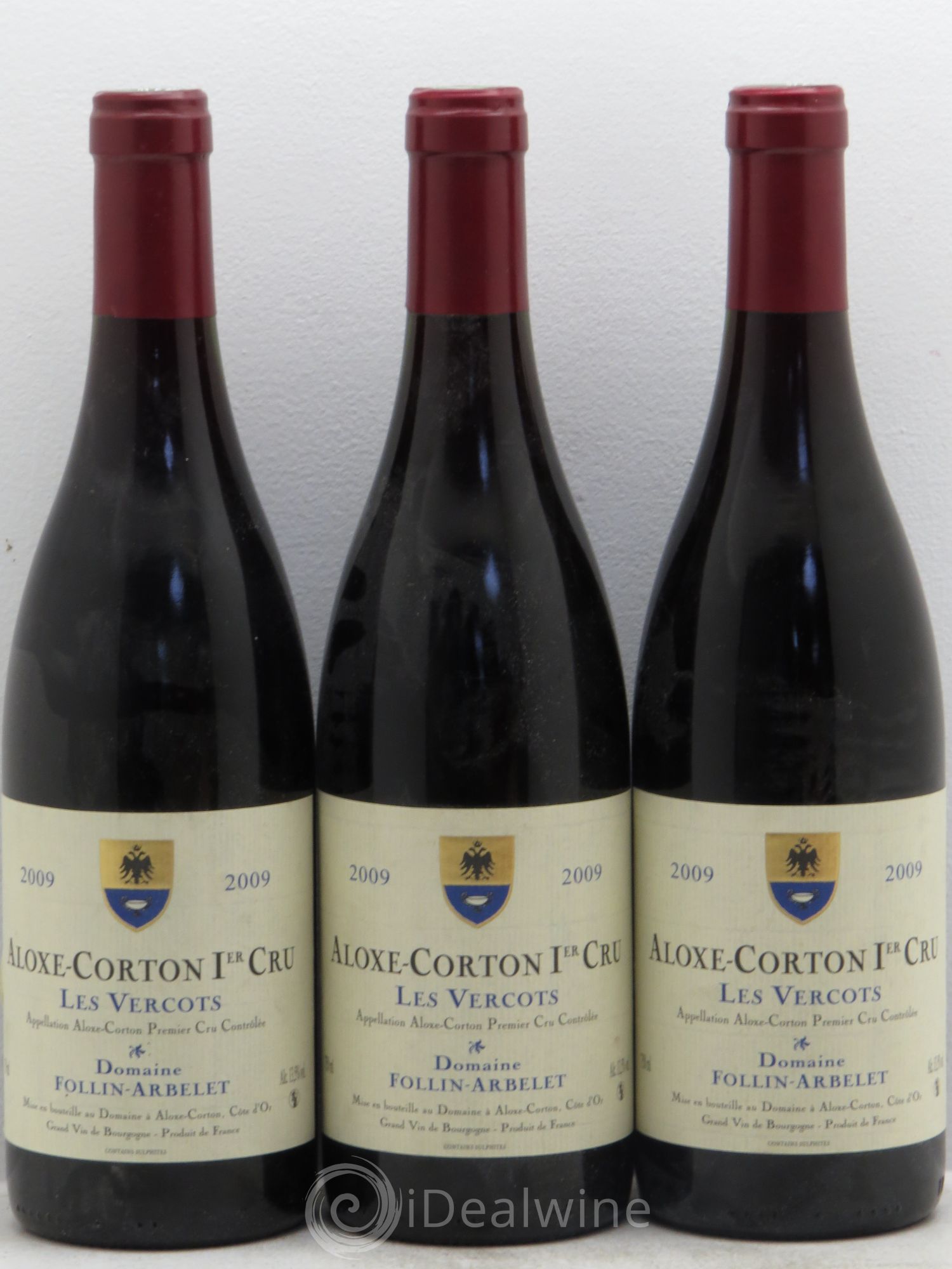Aloxe-Corton 1er Cru Domaine Follin-Arbelet 2009 - Posten von 3 Flaschen - 0