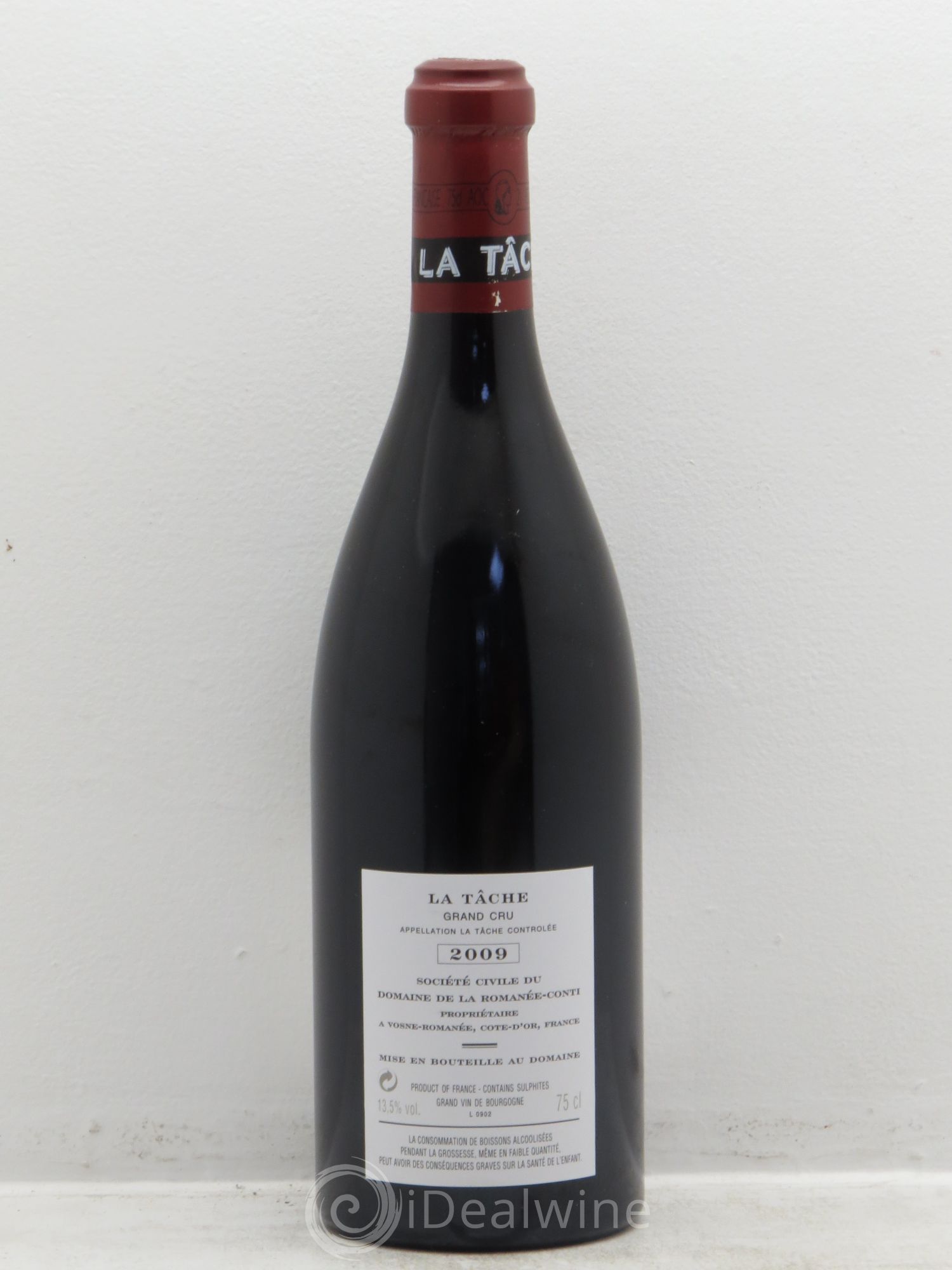 La Tâche Grand Cru Domaine de la Romanée-Conti 2009 - Lot de 1 bouteille - 1