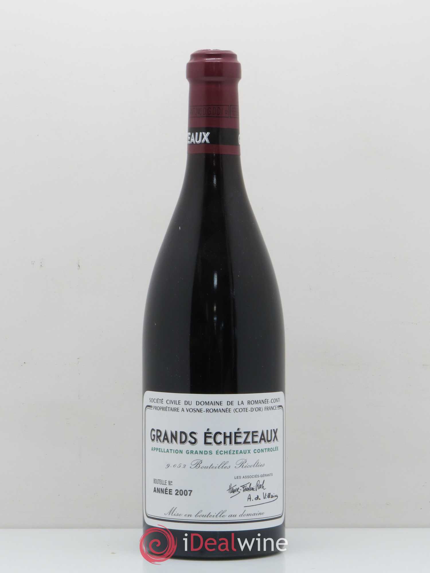 Grands-Echezeaux Grand Cru Domaine de la Romanée-Conti 2007 - Lot de 1 bouteille - 0