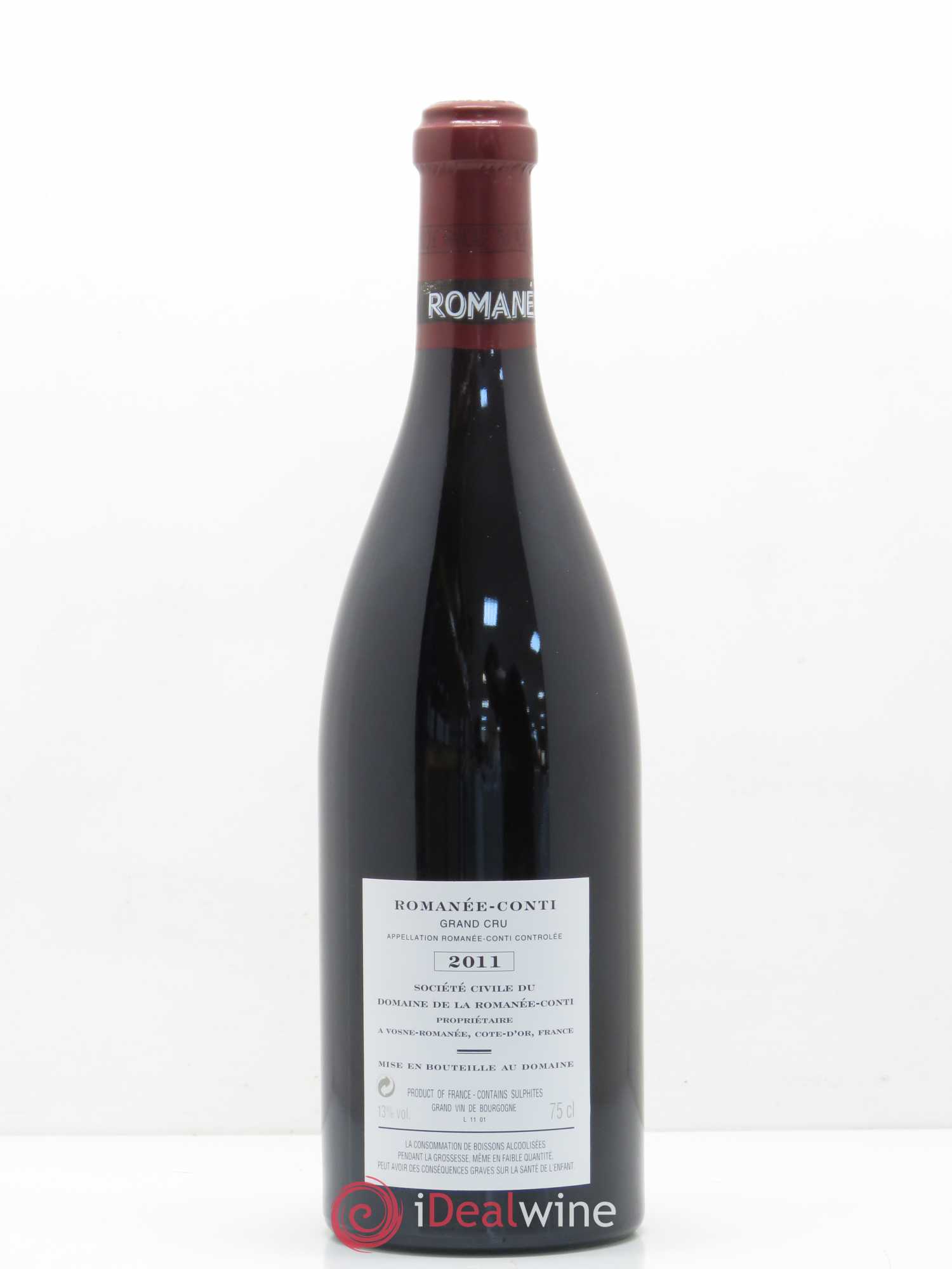 Assortiment 2011 du Domaine de la Romanée-Conti Domaine de la Romanée-Conti 1 Romanée Conti - 3 La Tache - 2 Echezeaux - 2 Grands Echezeaux - 2 Romanée Saint Vivant - 2 Richebourg 2011 - Posten von 1 Flasche - 2