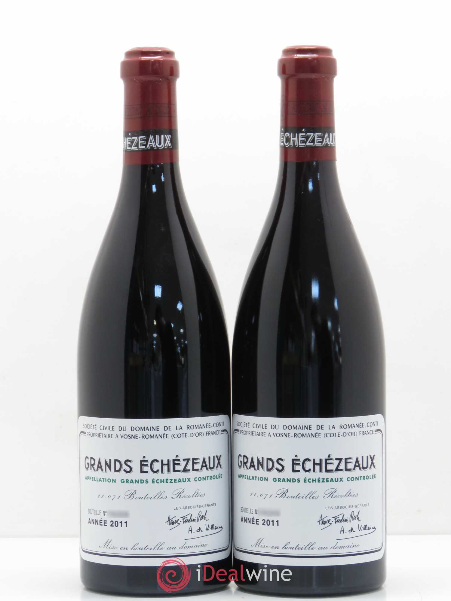Assortiment 2011 du Domaine de la Romanée-Conti Domaine de la Romanée-Conti 1 Romanée Conti - 3 La Tache - 2 Echezeaux - 2 Grands Echezeaux - 2 Romanée Saint Vivant - 2 Richebourg 2011 - Posten von 1 Flasche - 5