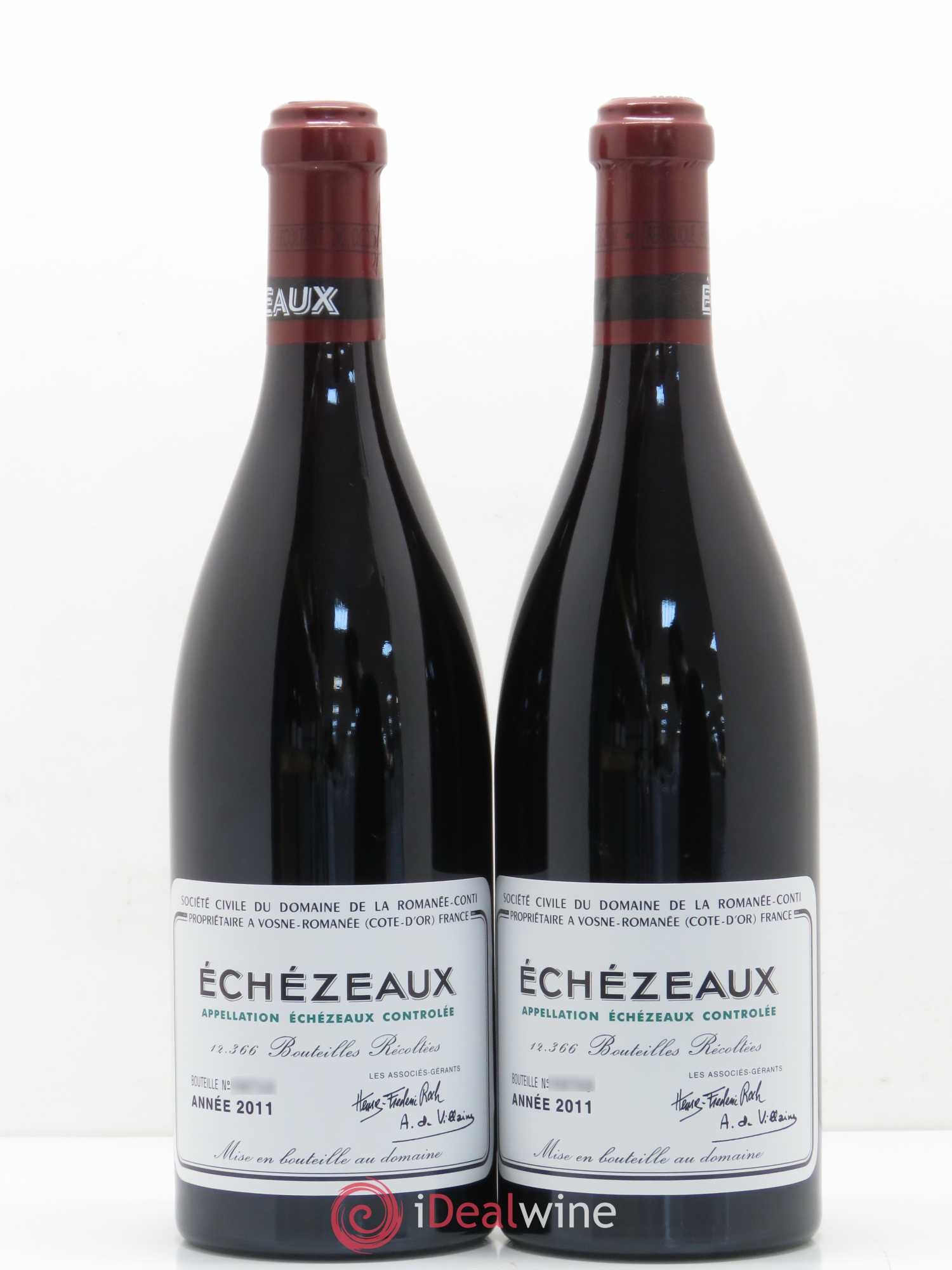 Assortiment 2011 du Domaine de la Romanée-Conti Domaine de la Romanée-Conti 1 Romanée Conti - 3 La Tache - 2 Echezeaux - 2 Grands Echezeaux - 2 Romanée Saint Vivant - 2 Richebourg 2011 - Posten von 1 Flasche - 7
