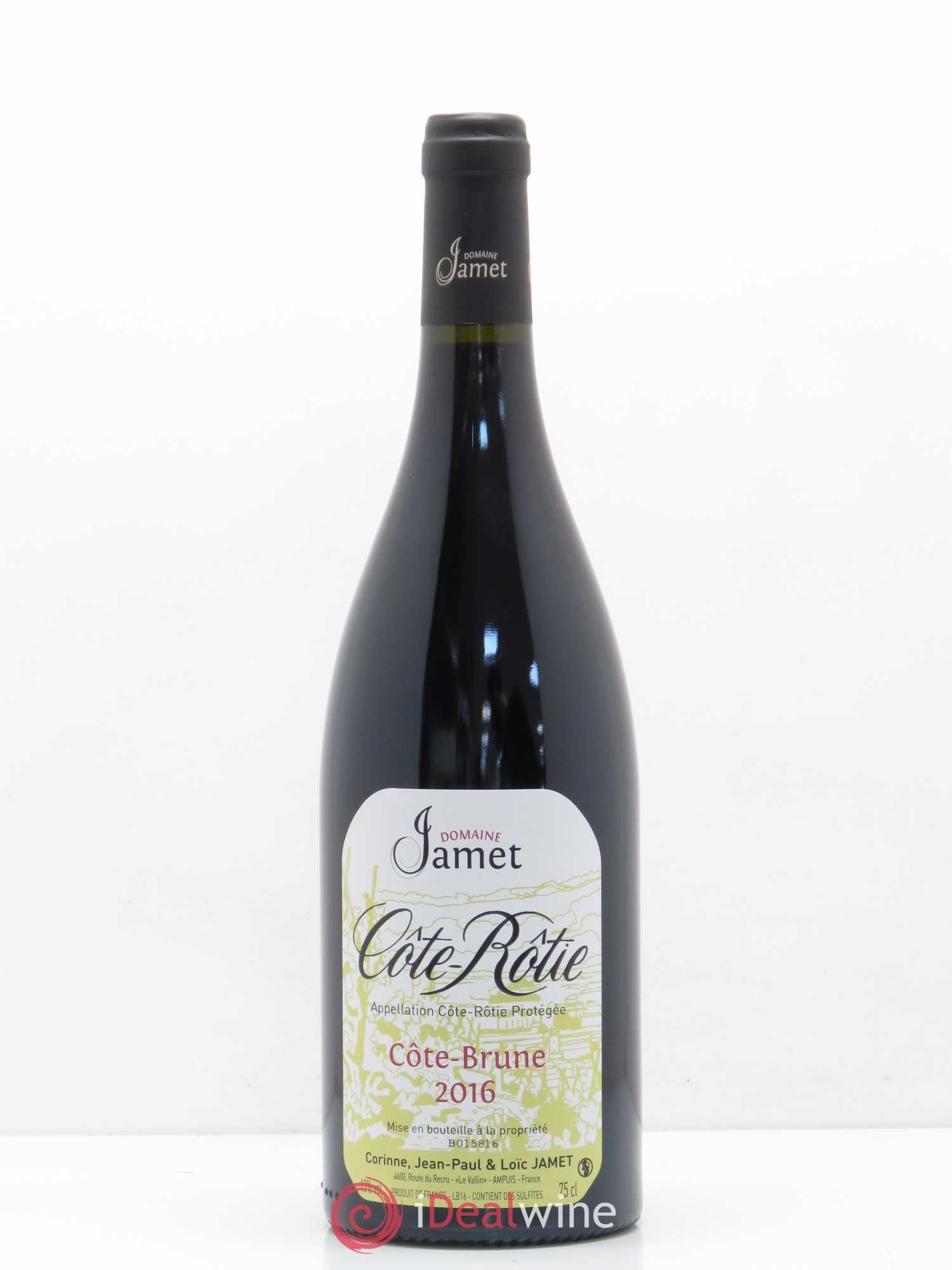 Côte-Rôtie Côte Brune Jamet (Domaine) 2016 - Lot de 1 bouteille - 0