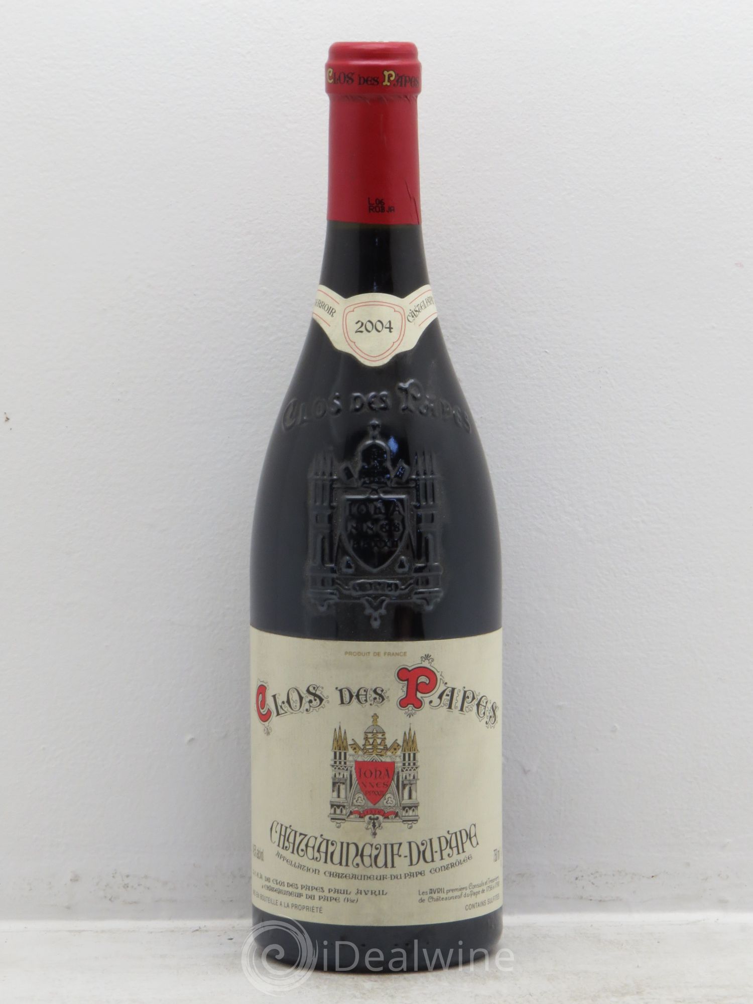 Châteauneuf-du-Pape Clos des Papes - Paul Avril 2004 - Lot de 1 bouteille - 0
