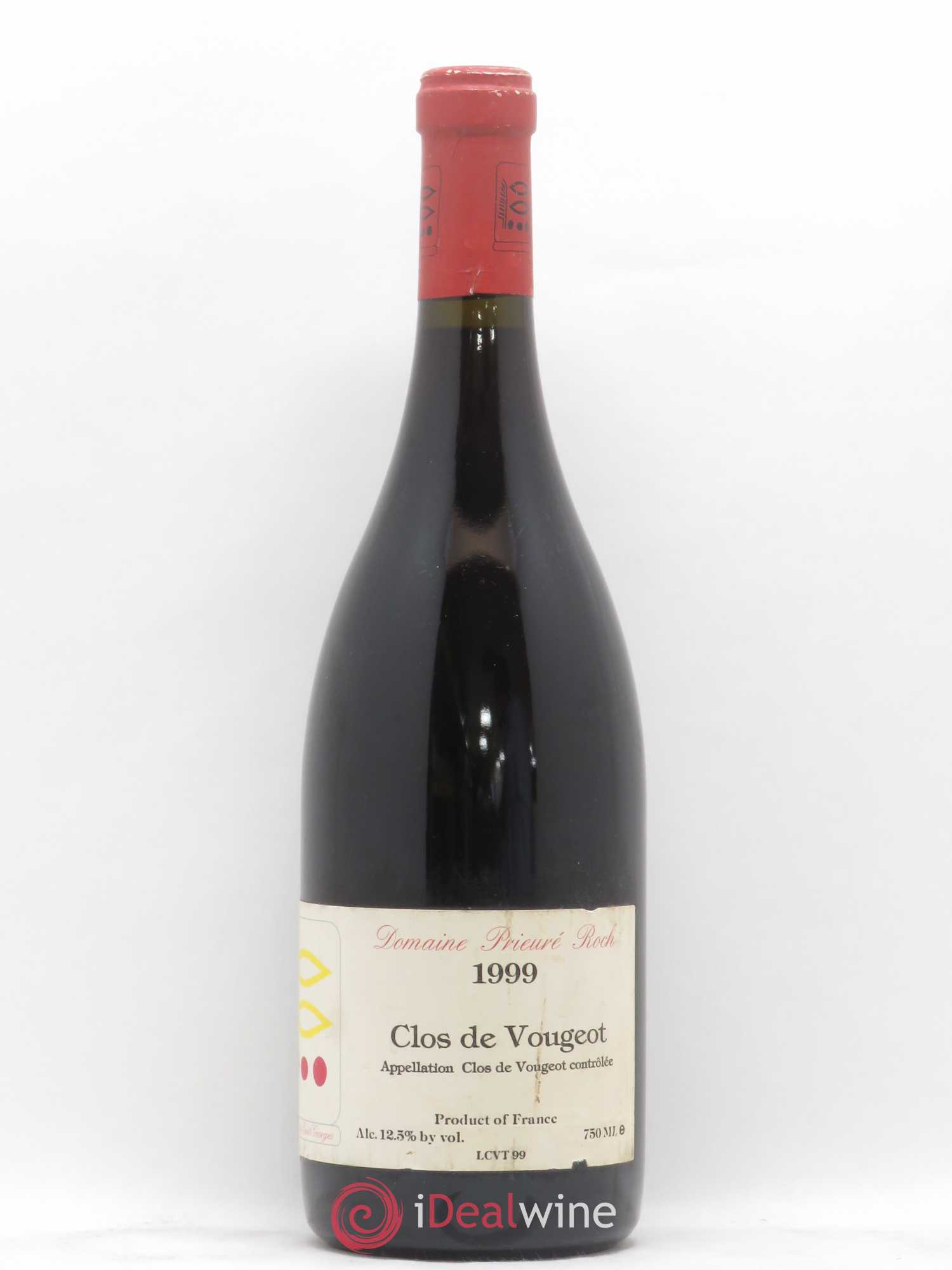 Clos de Vougeot Grand Cru Prieuré Roch 1999 - Lot de 1 bouteille - 0