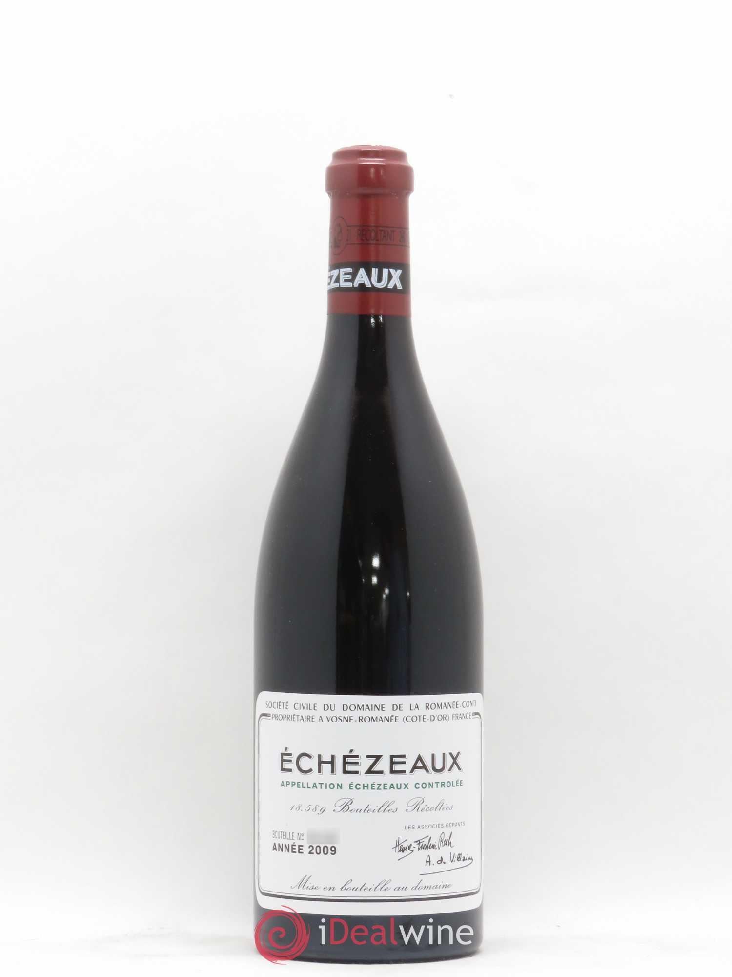 Echezeaux Grand Cru Domaine de la Romanée-Conti 2009 - Lot de 1 bouteille - 0